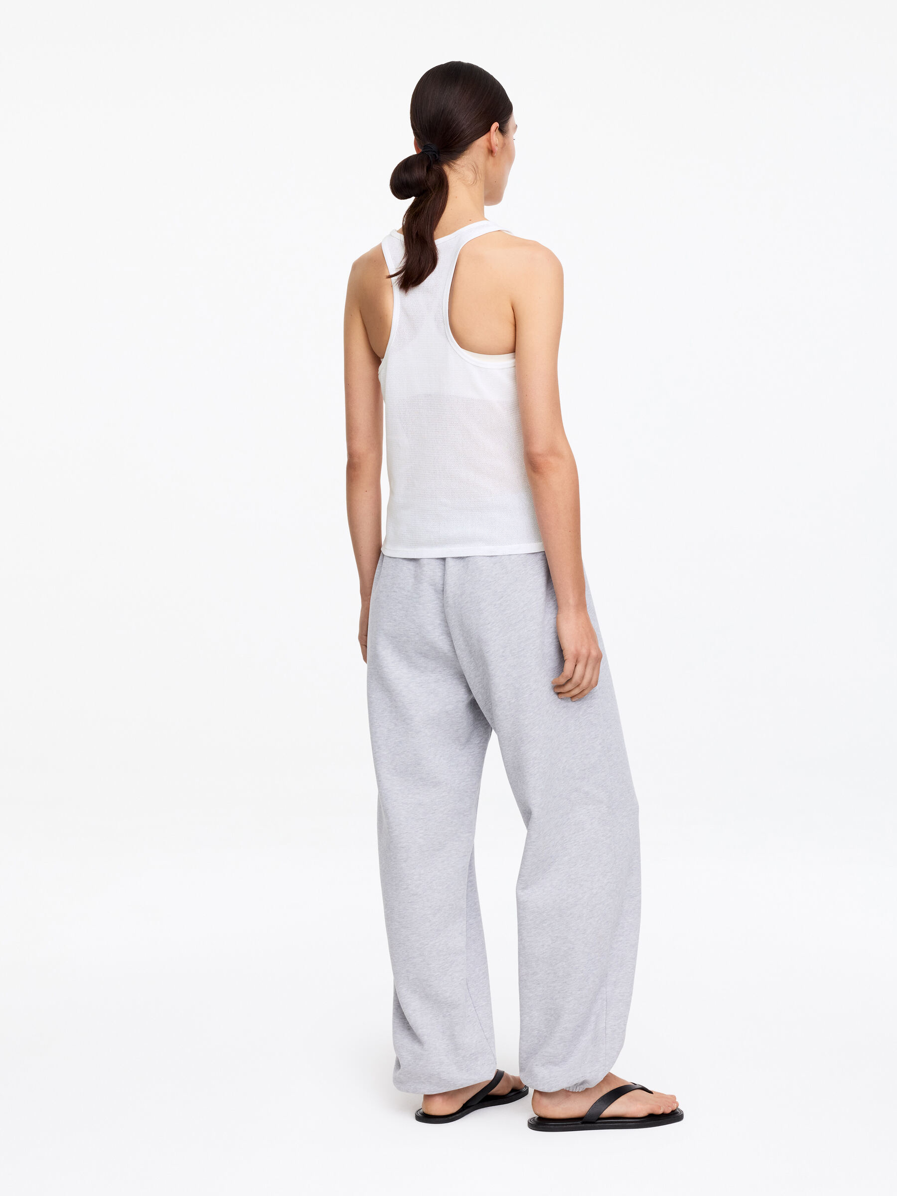 Mesh tank top - White - Regular fit - Women - StillMedia/Lookbook - 6