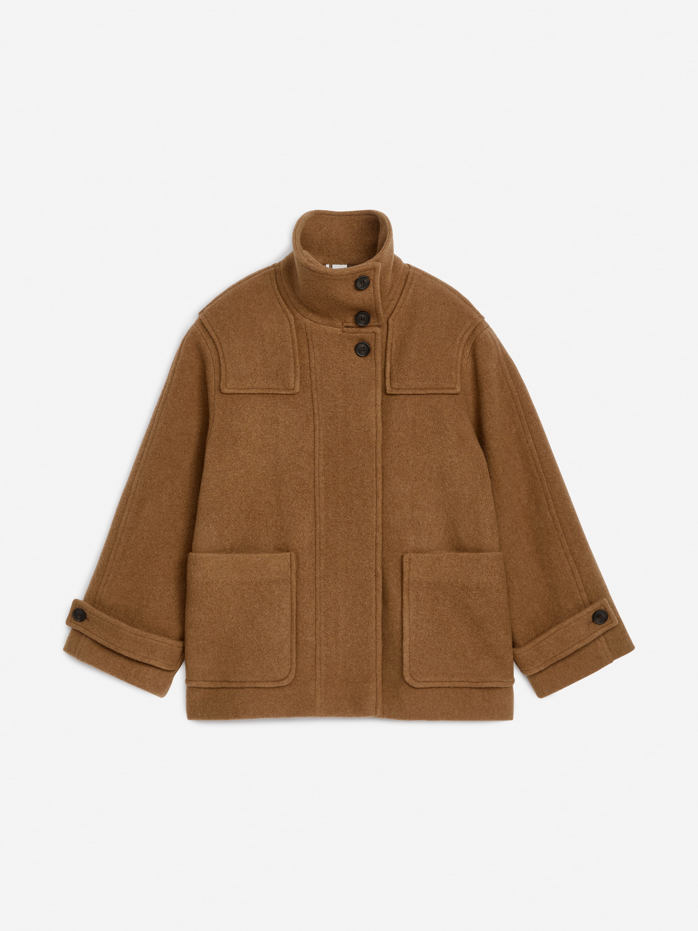 Wool-Blend Jacket – Brown – Women – ARKET EU