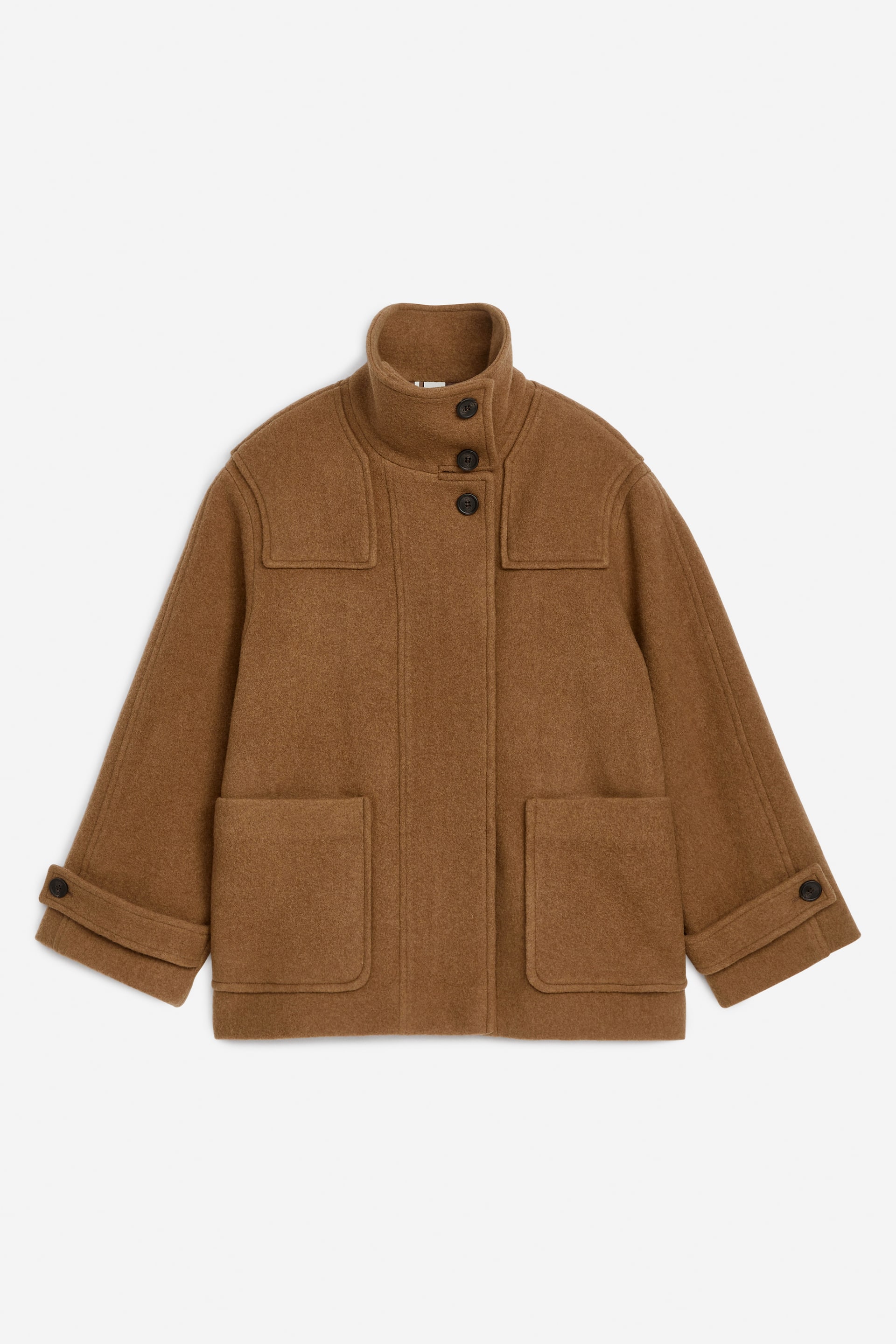 Se større billede: Jakke i uldblend - Brun - DAME | H&M DK 1