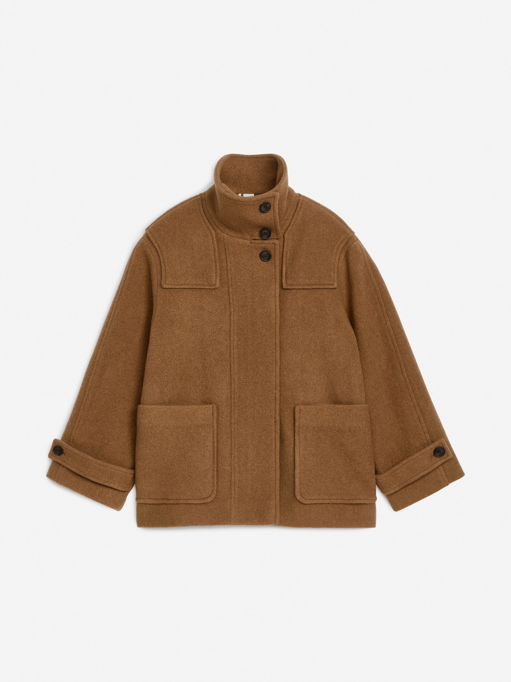 Veste en mélange de laine - Marron - Loose fit - Femme - StillMedia/DescriptiveStillLife - 2