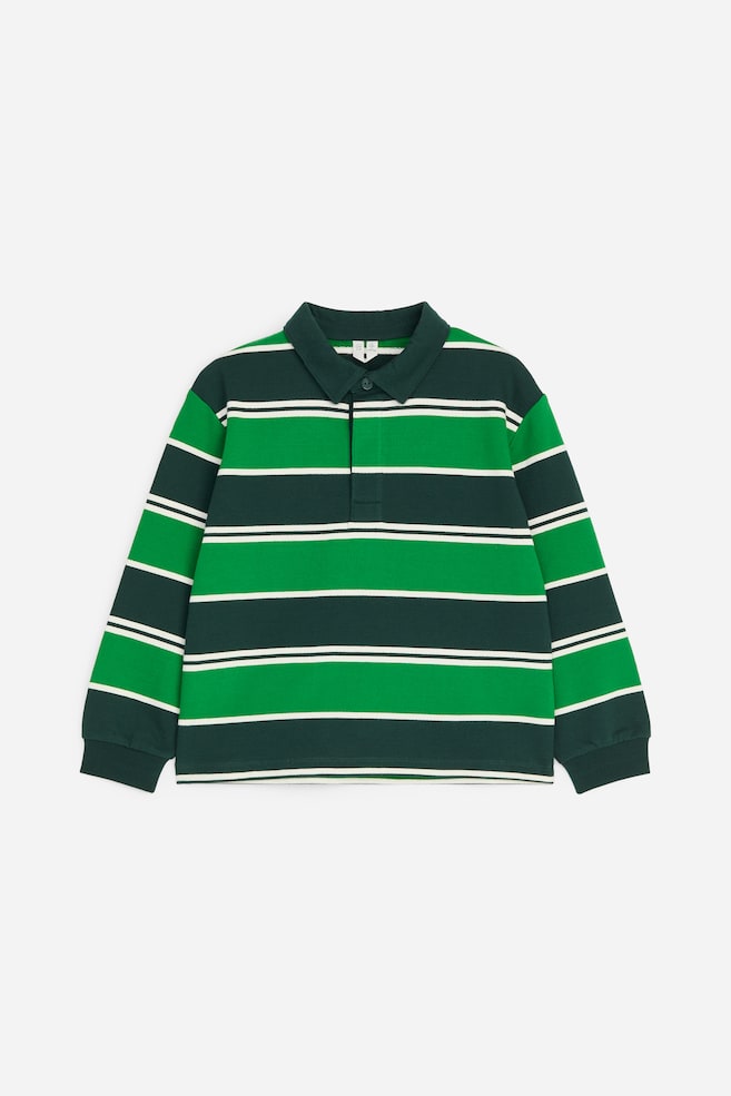 Maglia in stile rugby - Verde/Bianco/Blu/Verde/Rosa/Verde - 1