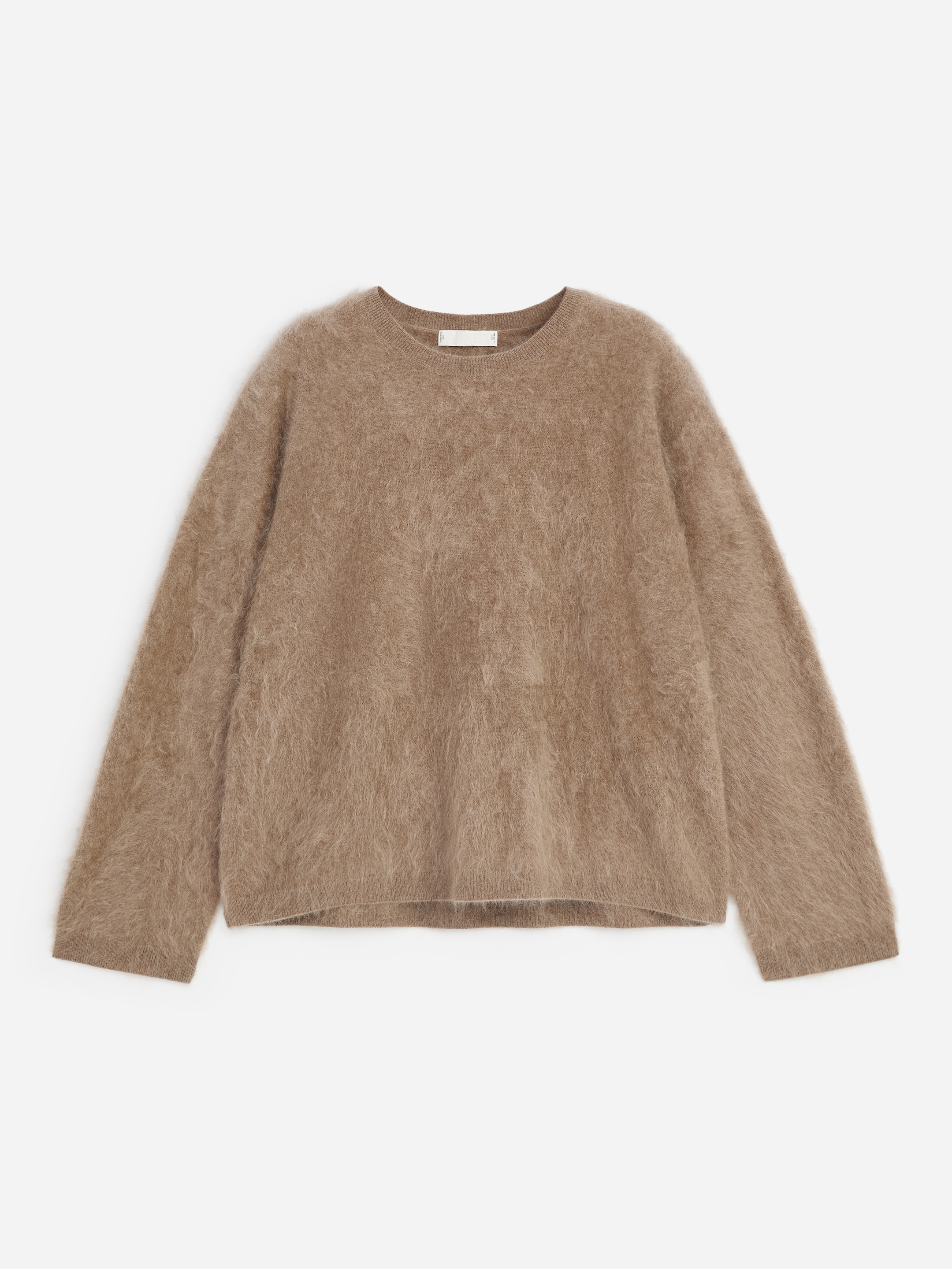 Brushed-Cashmere Jumper​ - Taupe - Loose fit - women - StillMedia/DescriptiveStillLife - 1