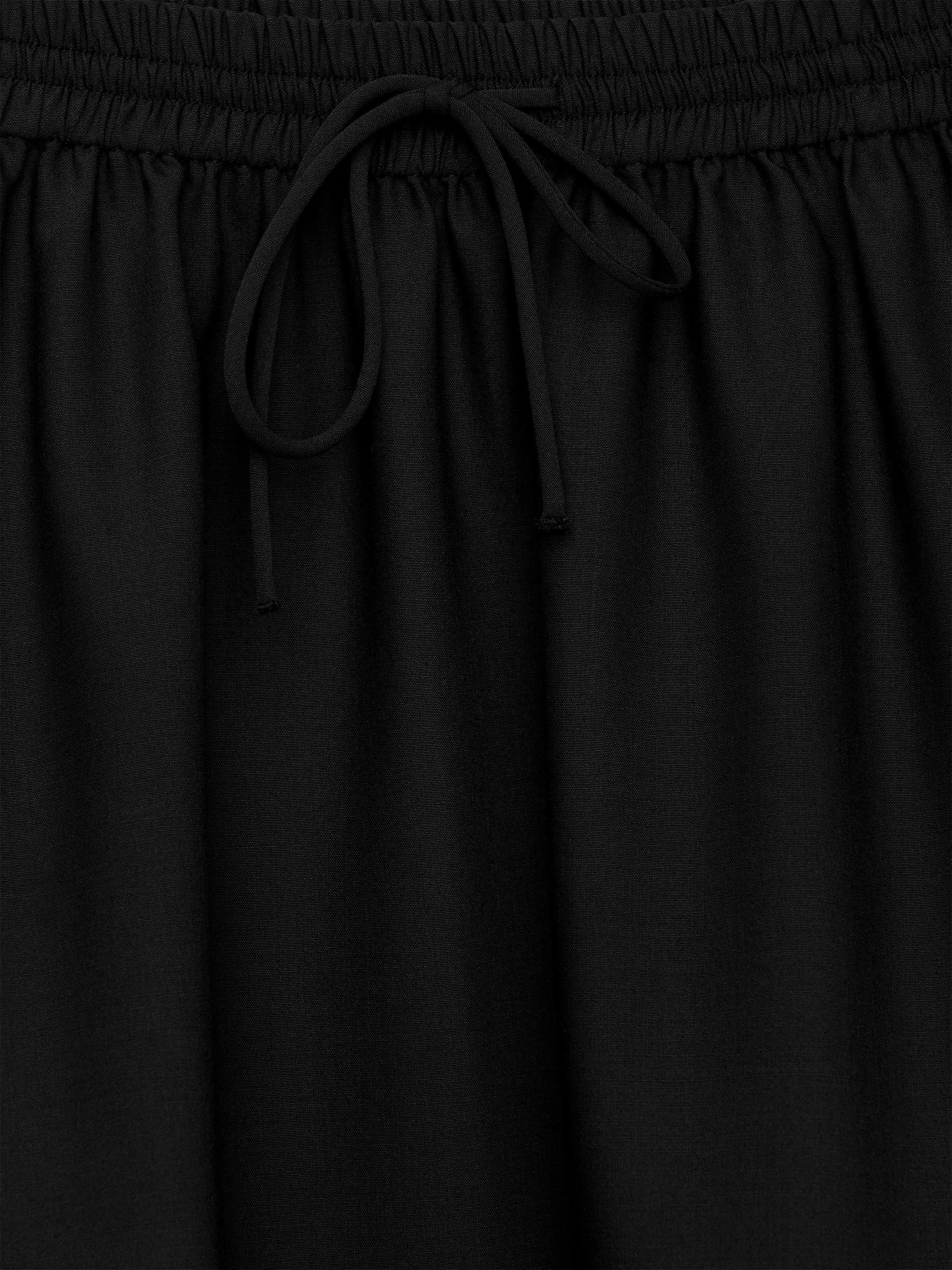 Jupe midi barrel - Noir - Regular fit - Femme - StillMedia/DescriptiveDetail - 1