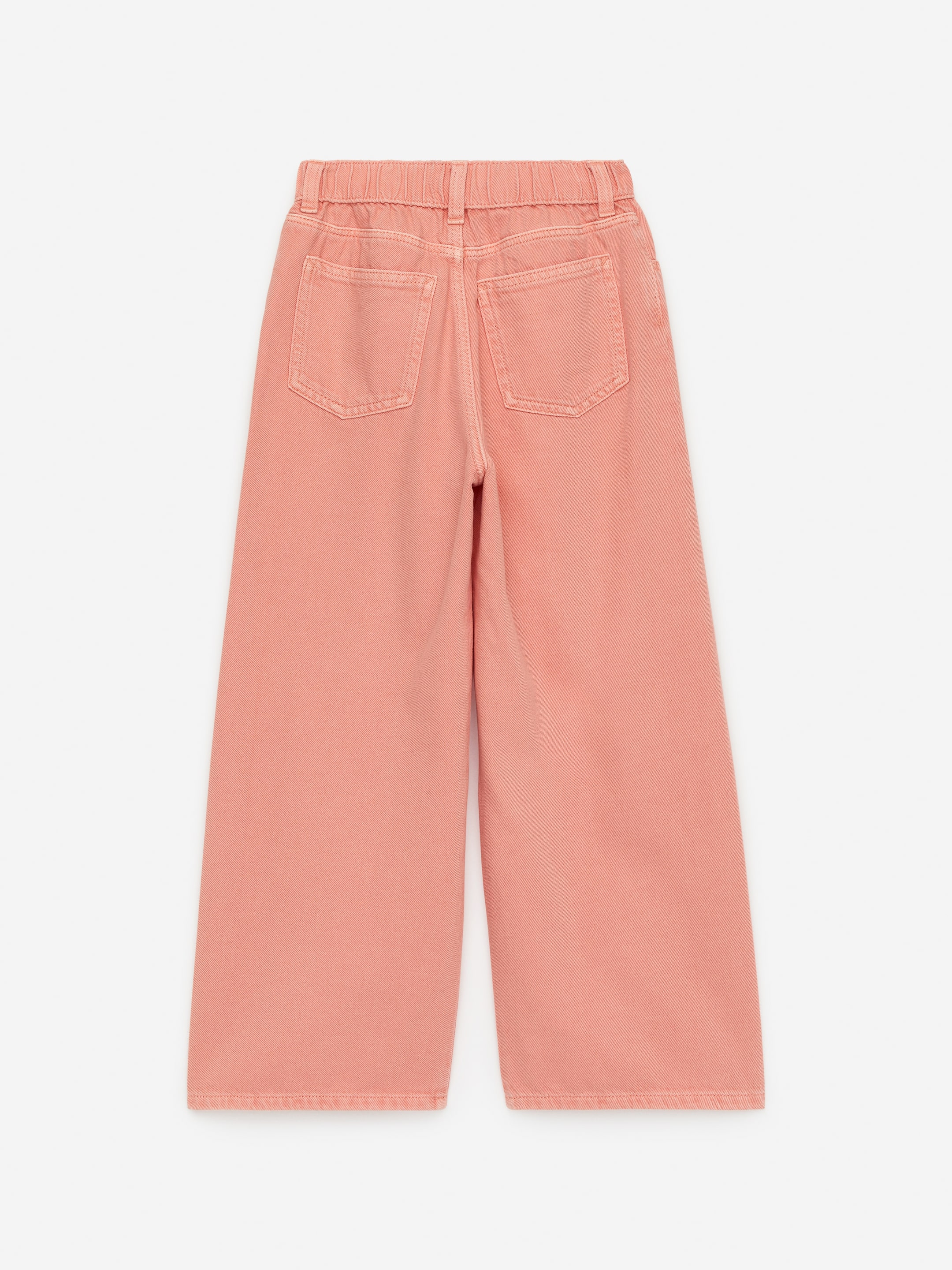 Visualizza immagine più grande: Pantaloni in denim wide - Pesca - BAMBINO | H&M IT 2