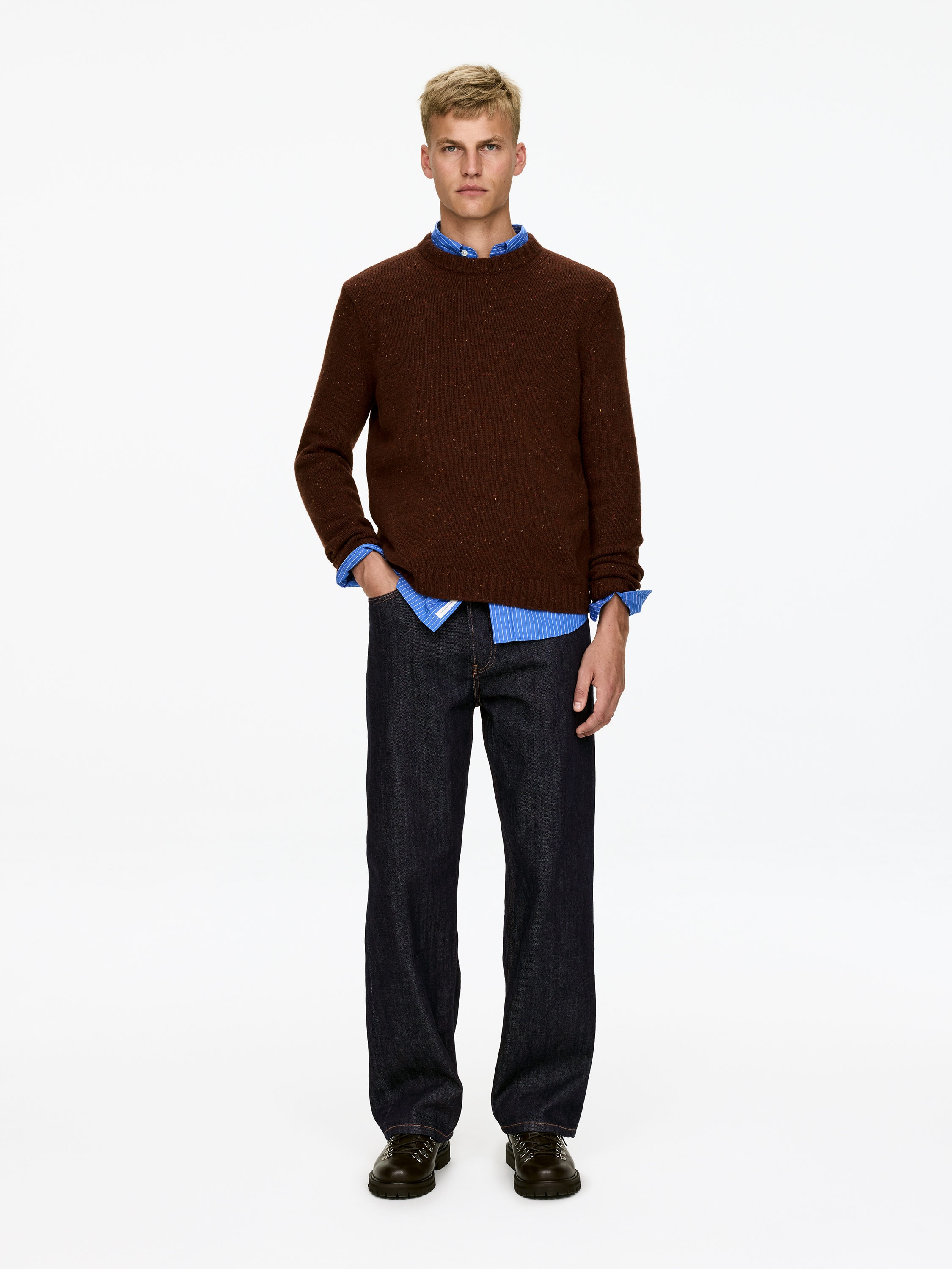 MIST Wide Jeans-#333943-17001