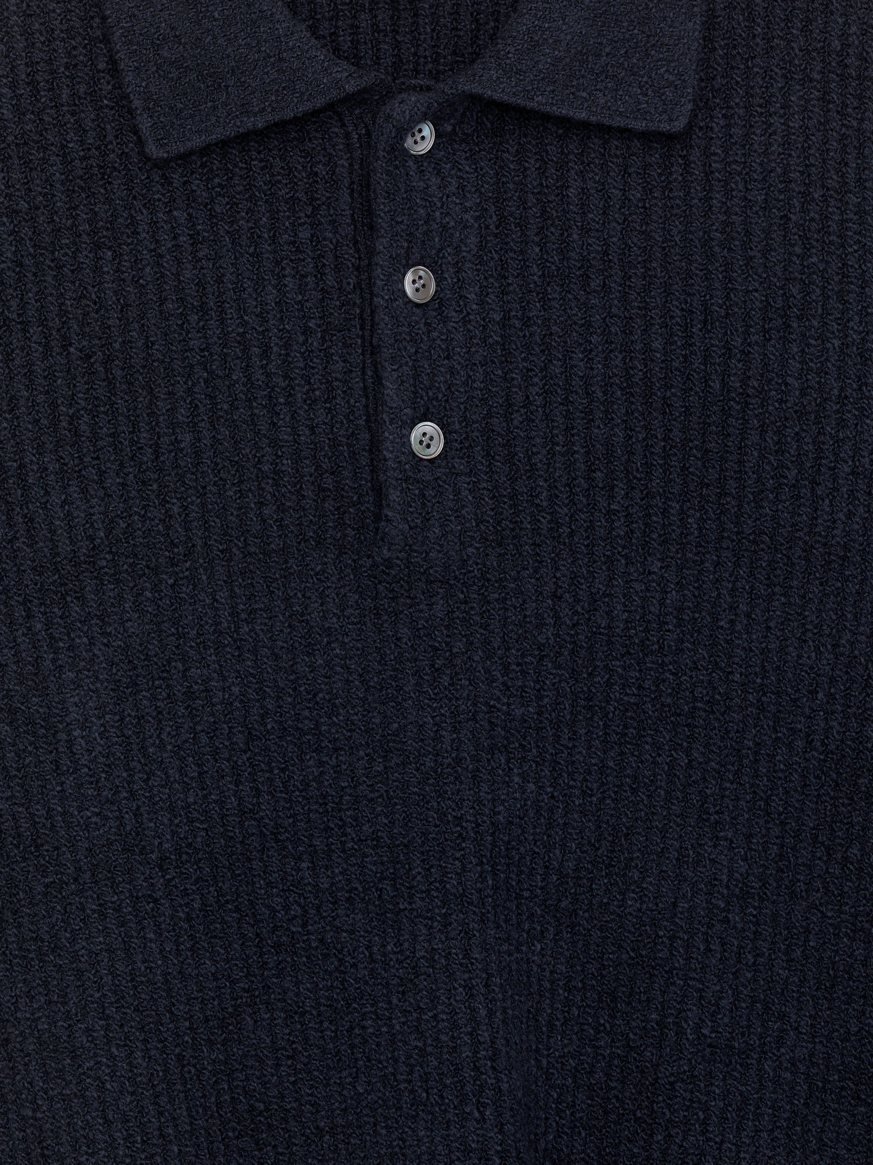 Gestrickter Polopullover - Dunkelblau - Regular Fit - Herren - StillMedia/DescriptiveDetail - 1