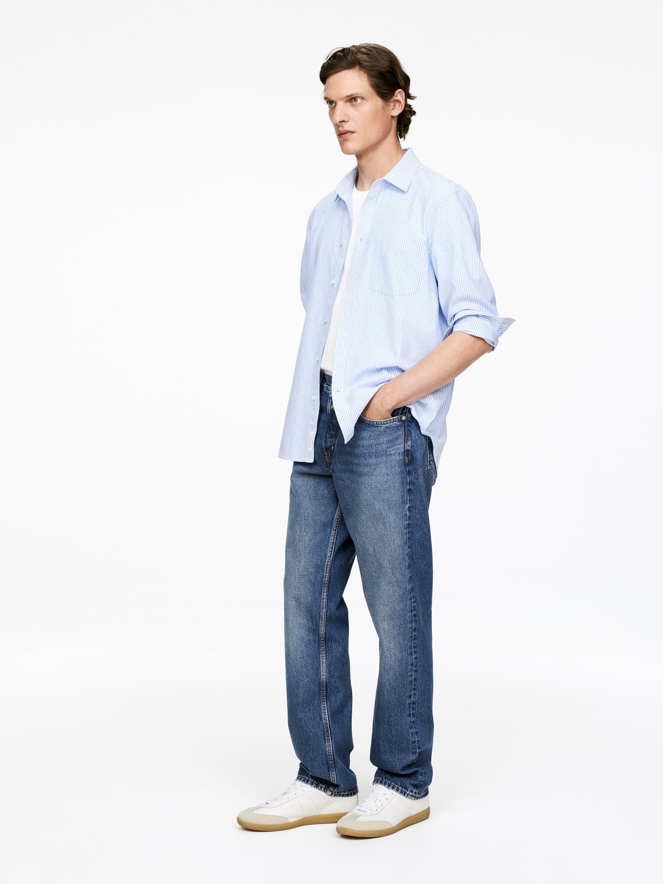 Ingrandisci l'immagine: OCEAN Loose Straight Jeans - Blue - UOMO | H&M CH 2