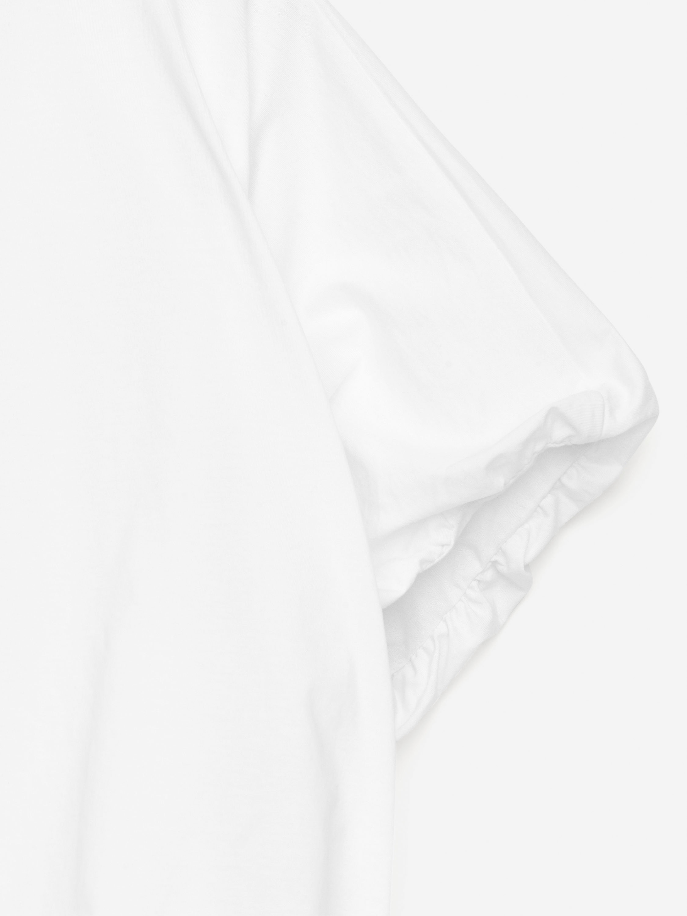Bubble-Hem T-Shirt - White - Regular fit - Women - StillMedia/DescriptiveDetail - 2