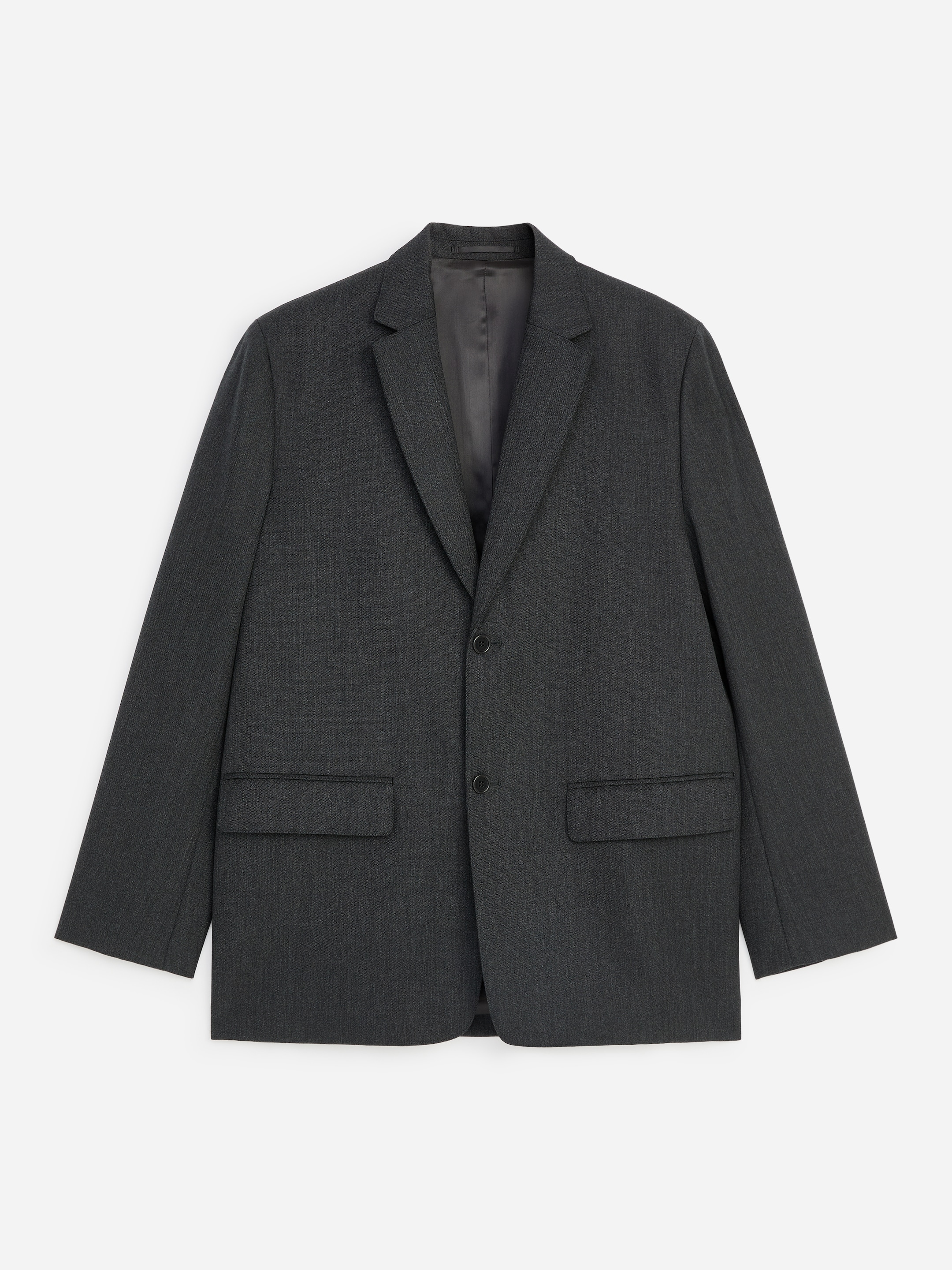 Blazer in lana - Grigio scuro - Relaxed fit - men - StillMedia/DescriptiveStillLife - 1