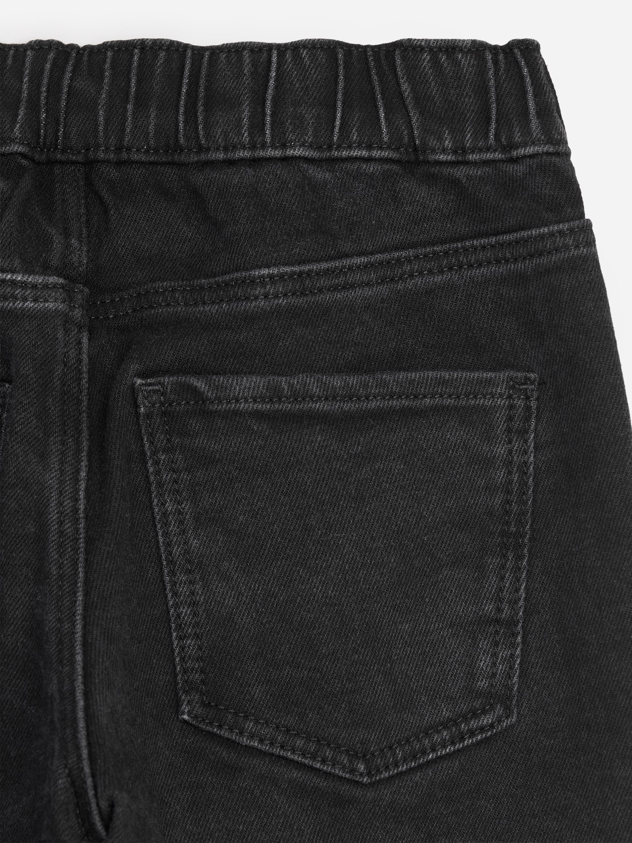 Pull-On Denim Trousers - Black - Relaxed fit - Children - StillMedia/DescriptiveDetail - 3