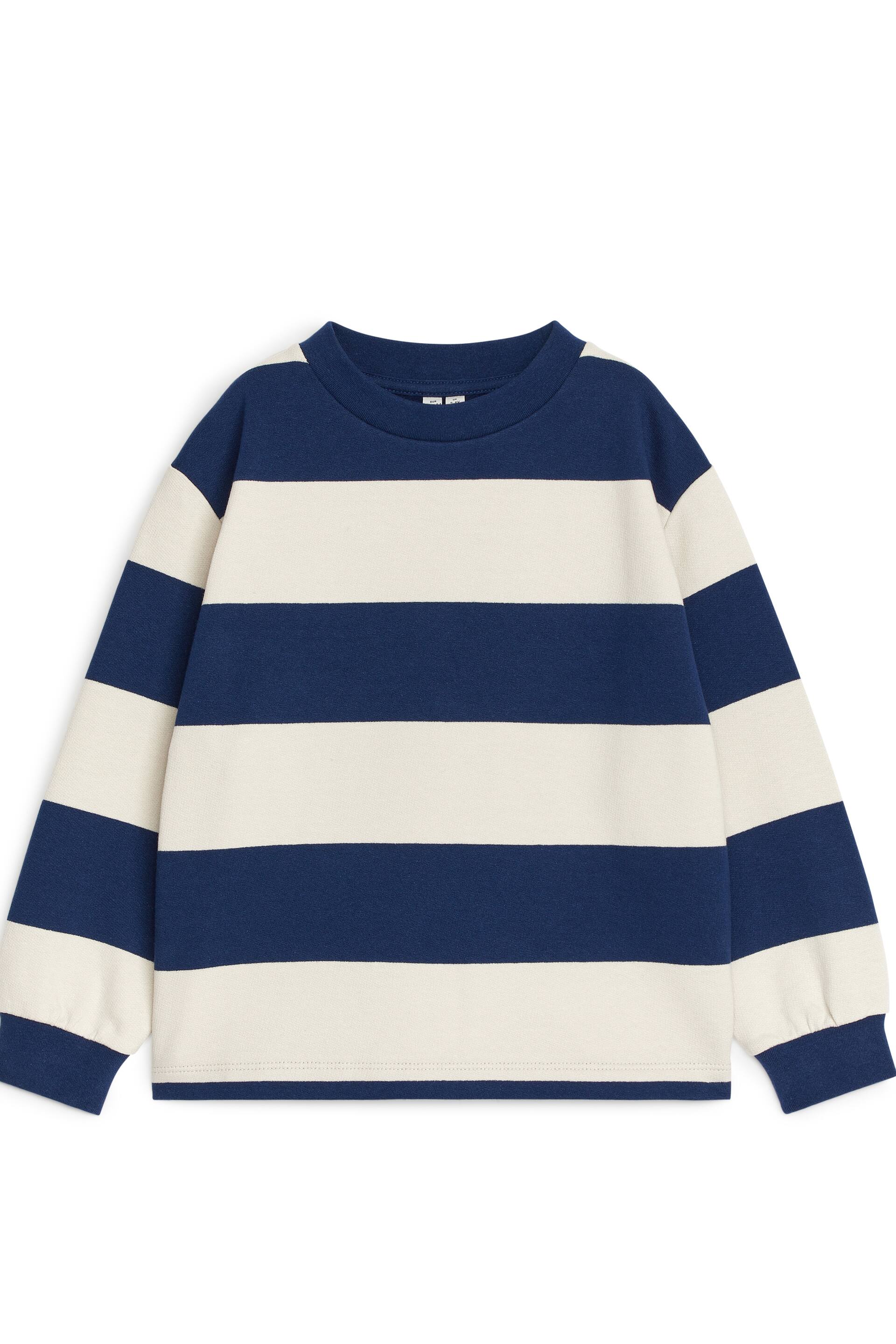 Agrandir l'image: Sweat en coton - Blanc/Bleu - ENFANT | H&M FR 1