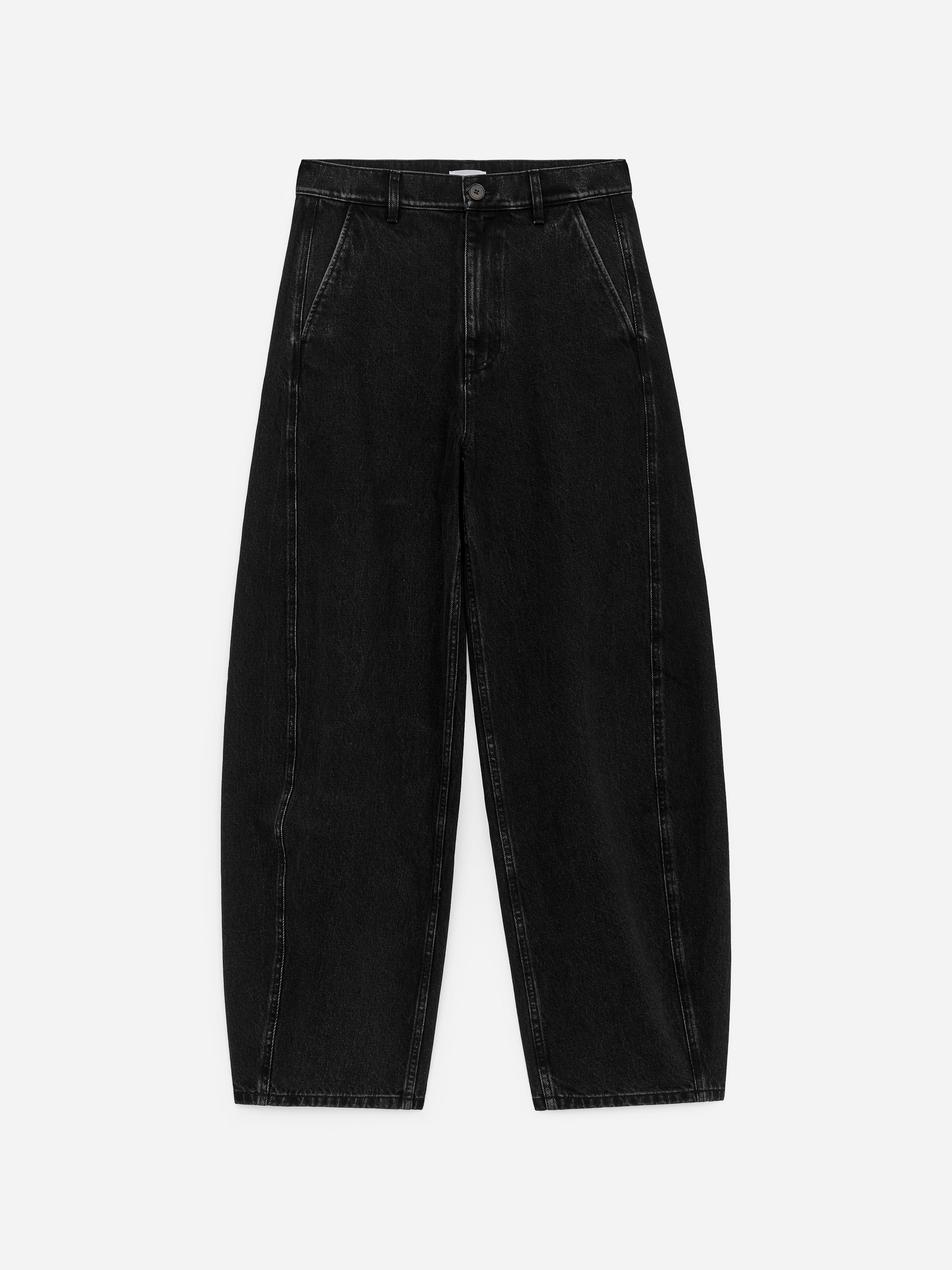 Barrel-Leg Jeans-Grey-17405