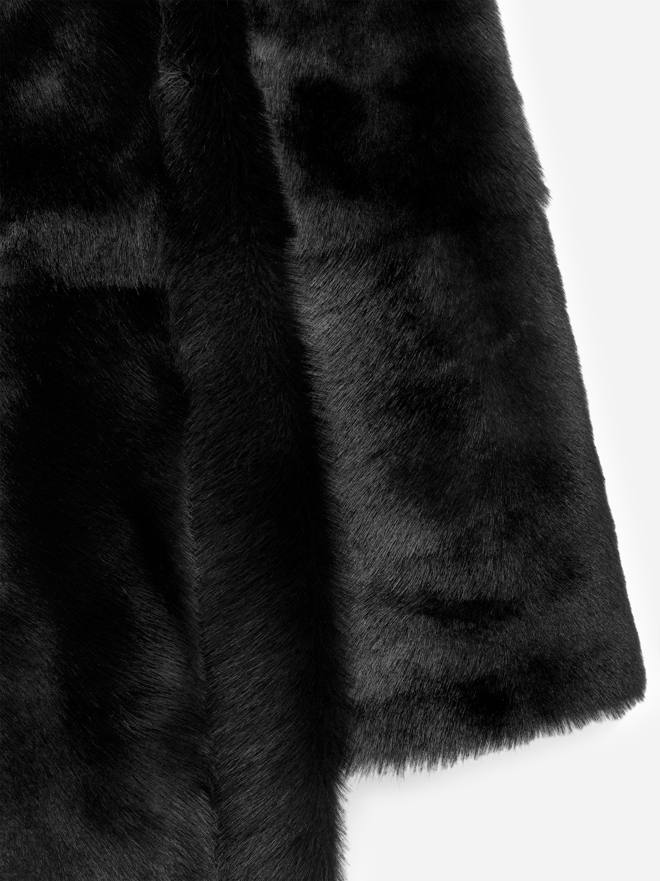 Shearling Coat - Black - Regular fit - Women - StillMedia/DescriptiveDetail - 1