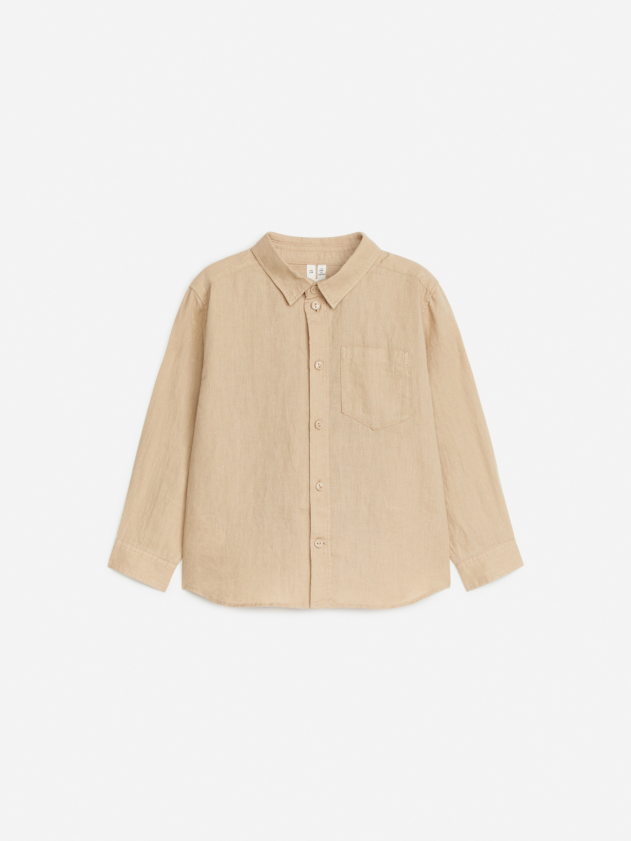 View larger image: Linen Shirt - Beige - Kids | H&M GB 1