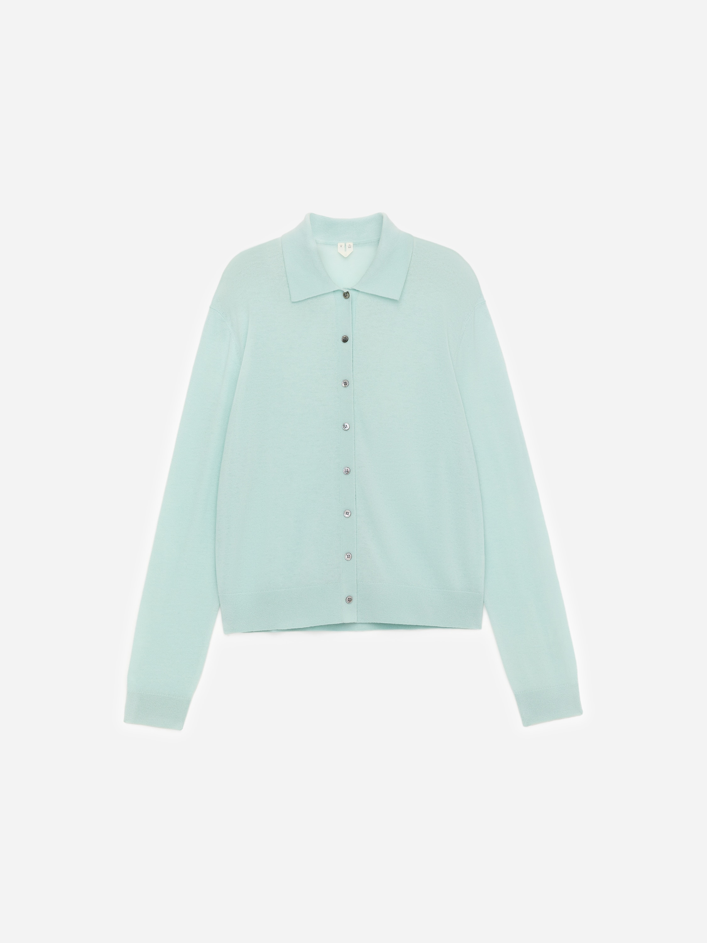 Neuletakki puhdasta kashmiria - Vaaleanturkoosi