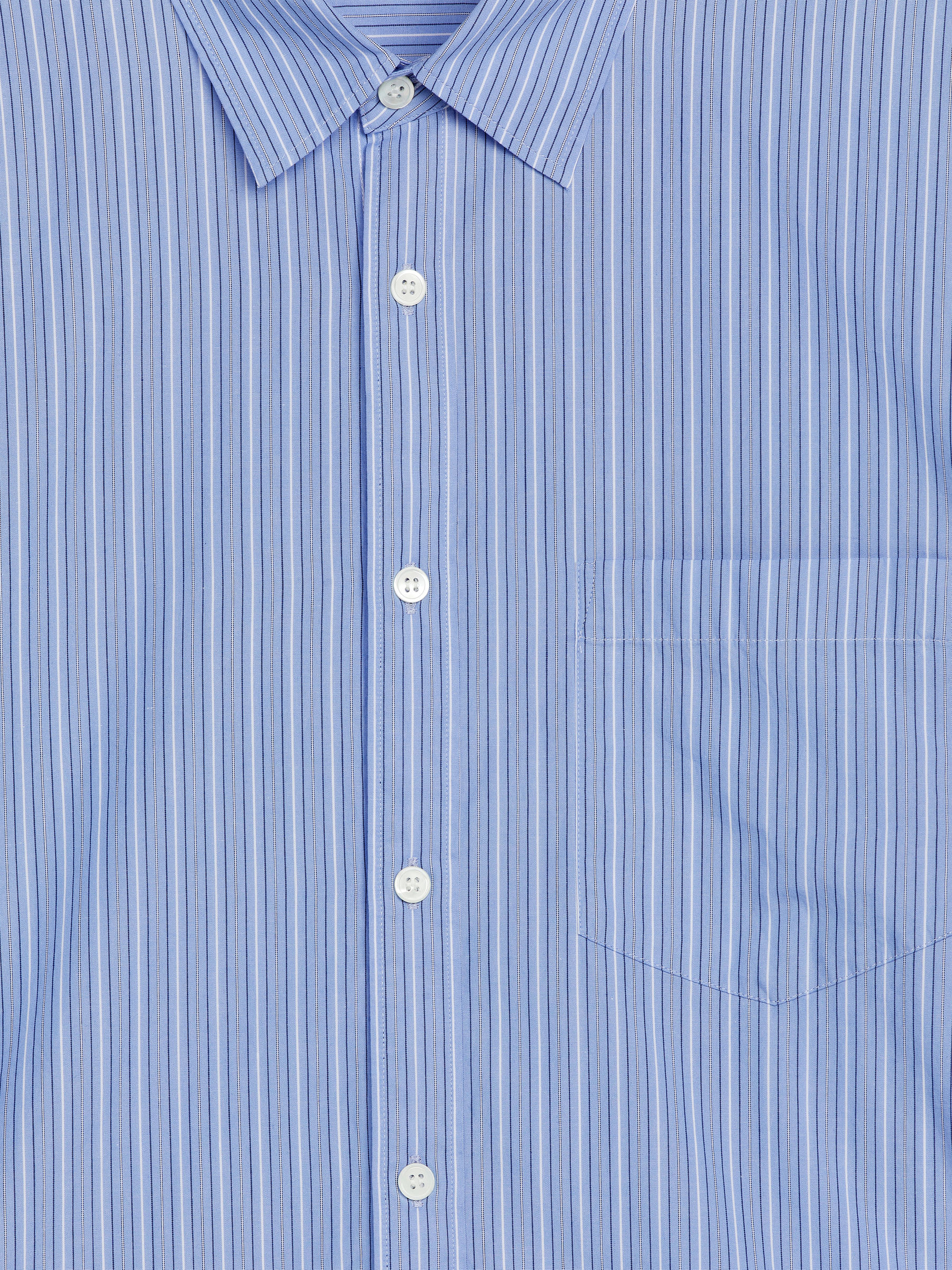 Poplin Shirt - Blue/Striped - Regular fit - Men - StillMedia/DescriptiveDetail - 2