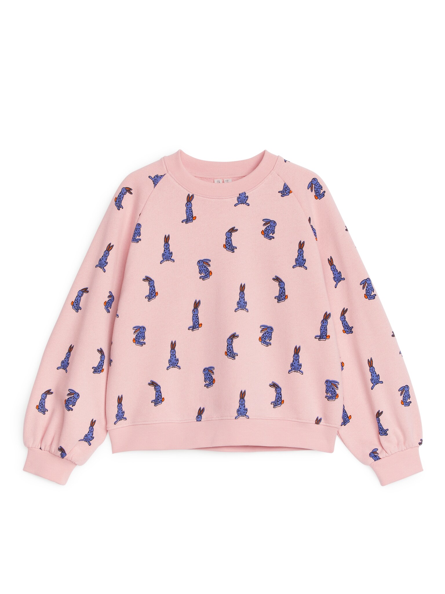 Legeres Sweatshirt - Rosa/Hasen/Schwarz/Cremeweiß/Flieder/Rentier