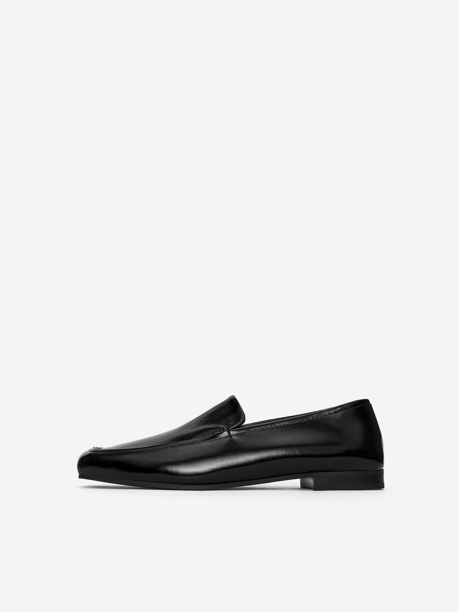 Lacquered Leather Loafers - Black - Women - StillMedia/DescriptiveStillLife - 3
