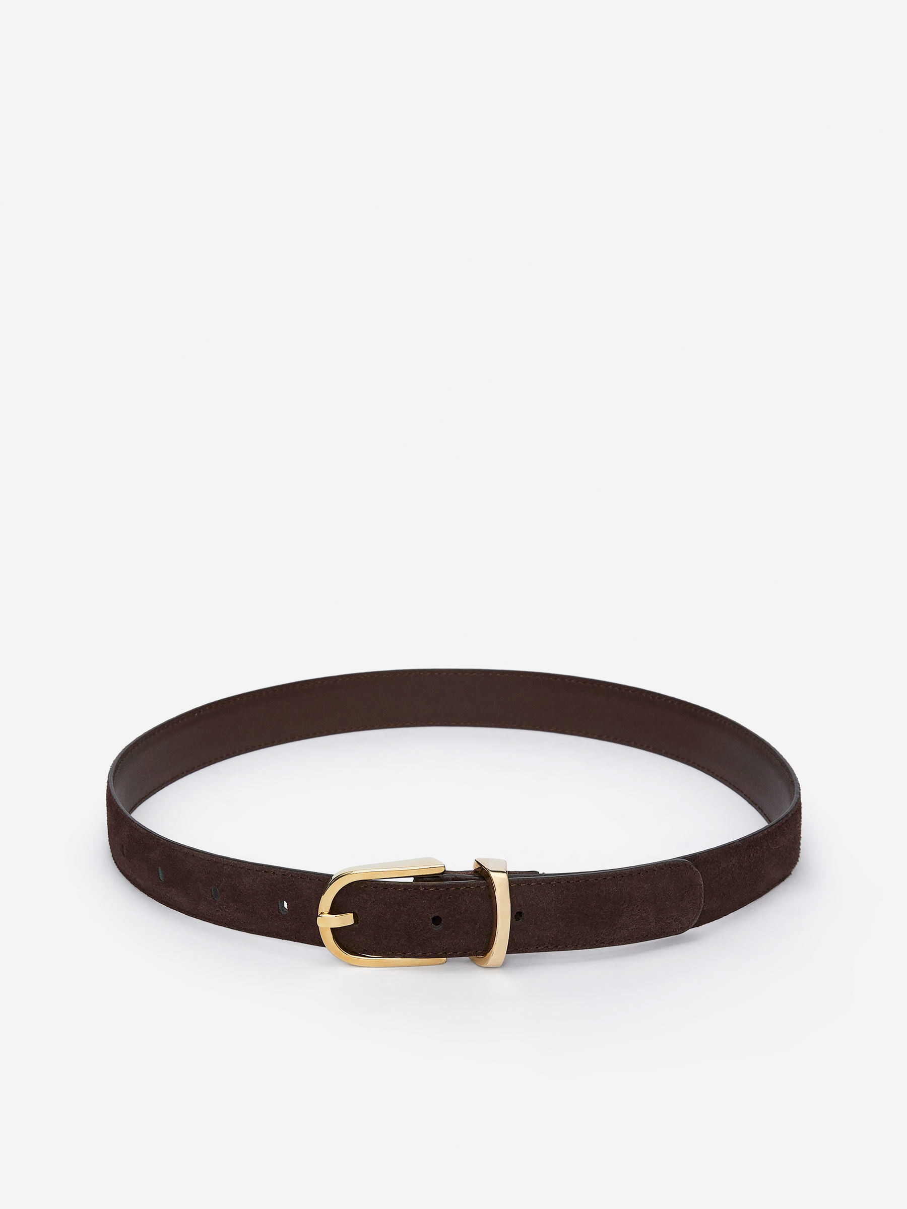 Suede Belt-#52453E-16072