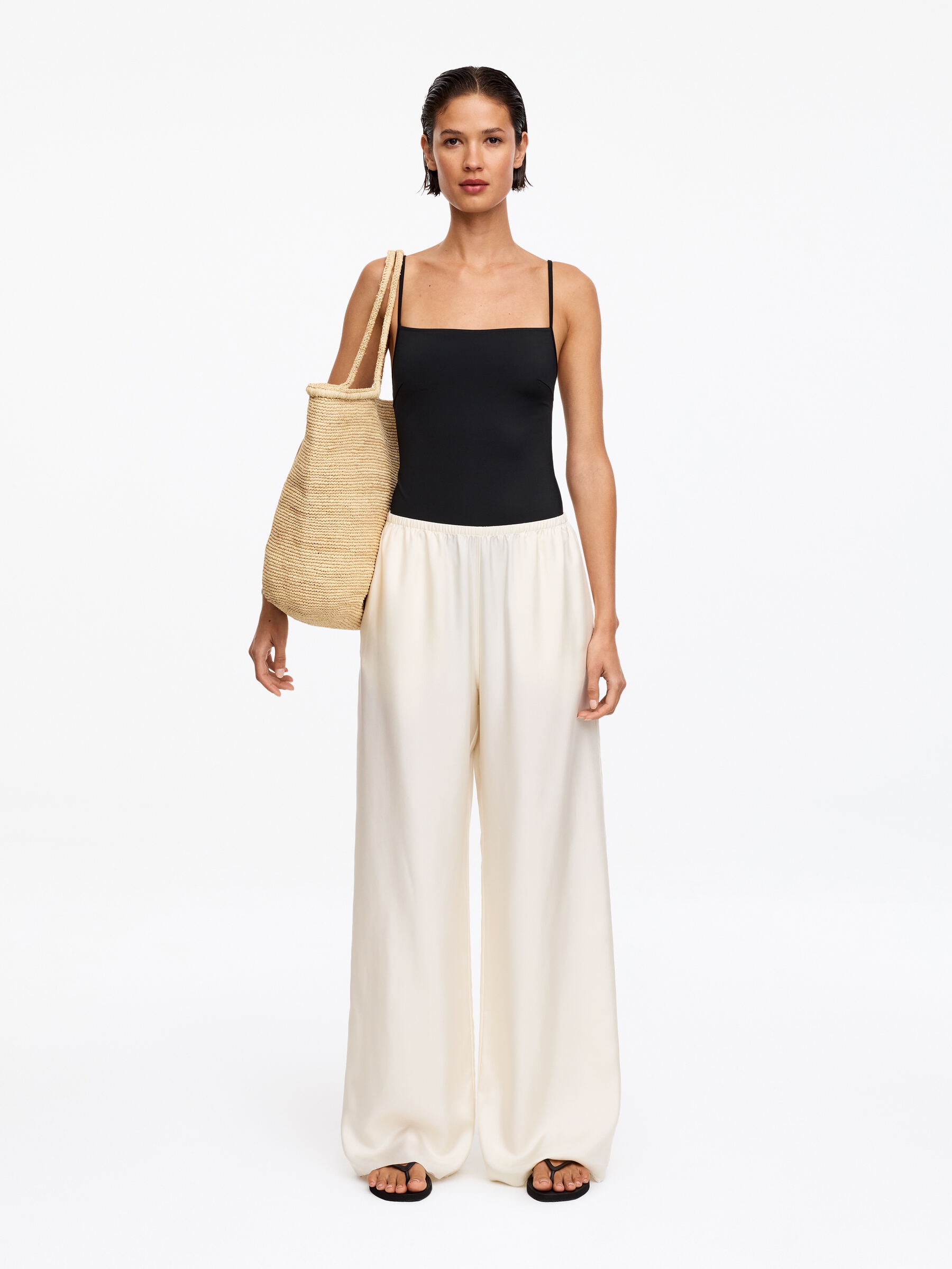 Square-Neck Swimsuit - Black - Women - StillMedia/Lookbook - 6