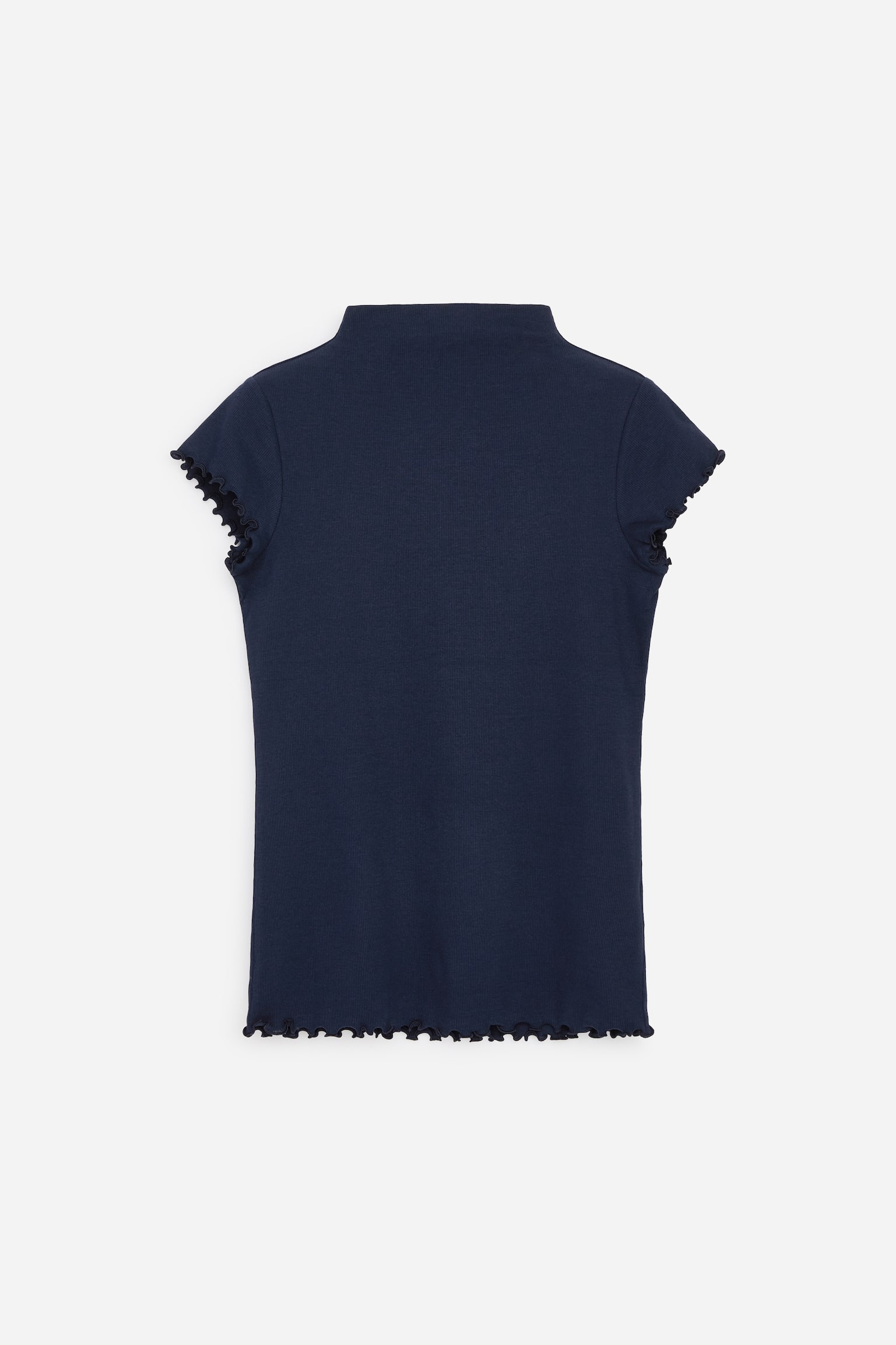 T-shirt à col roulé - Bleu foncé/Rouge foncé - 1