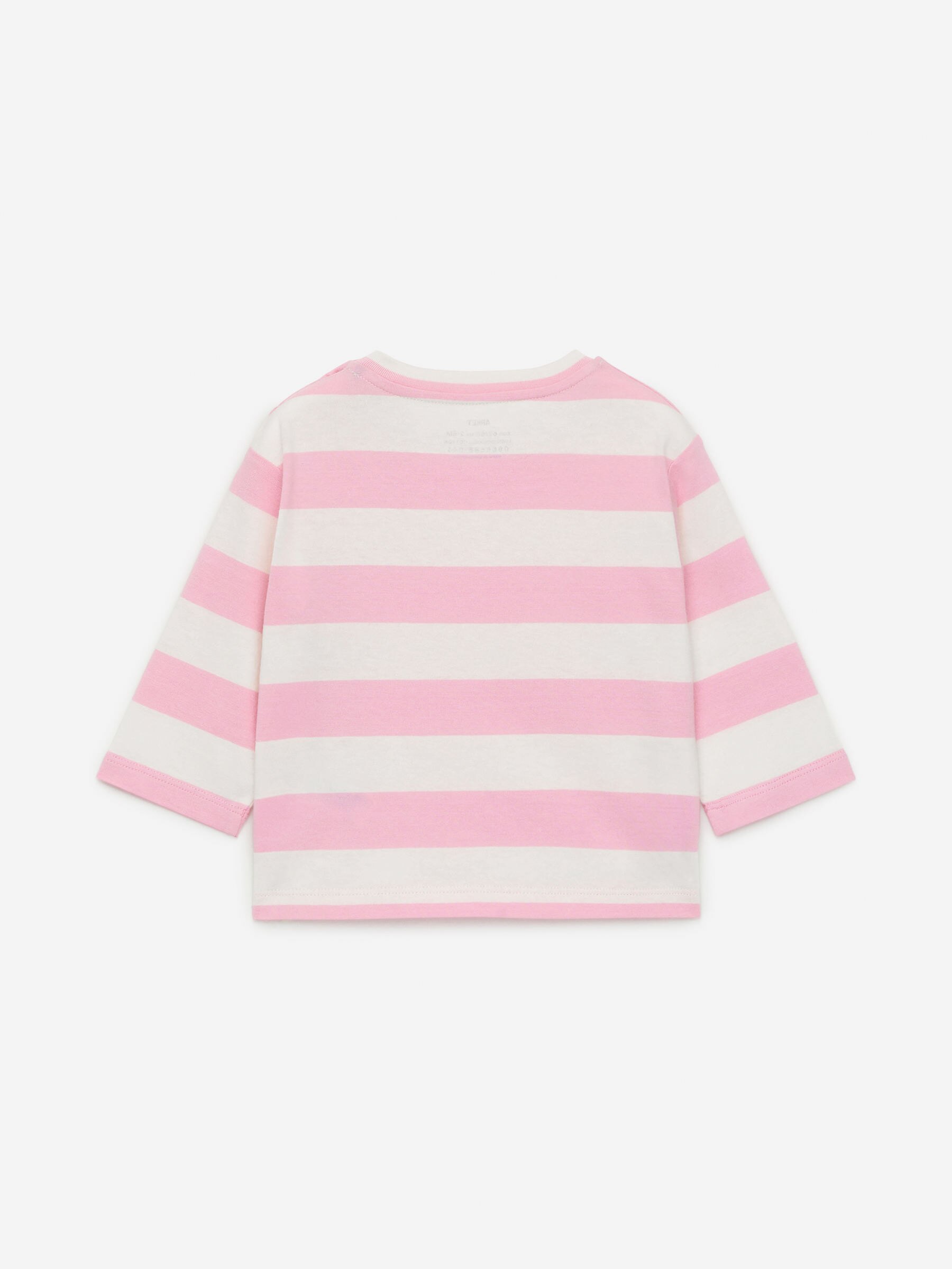 Långärmad topp - Rosa/vit - Regular fit - Children - StillMedia/DescriptiveStillLife - 3