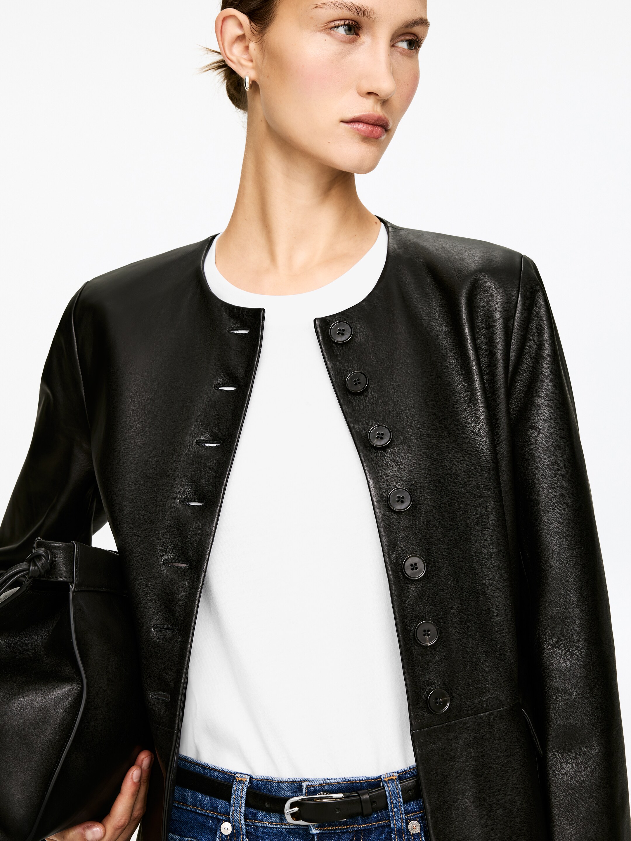 Agrandir l'image: T-shirt en tissu léger LILY - Blanc - FEMME | H&M CH 5