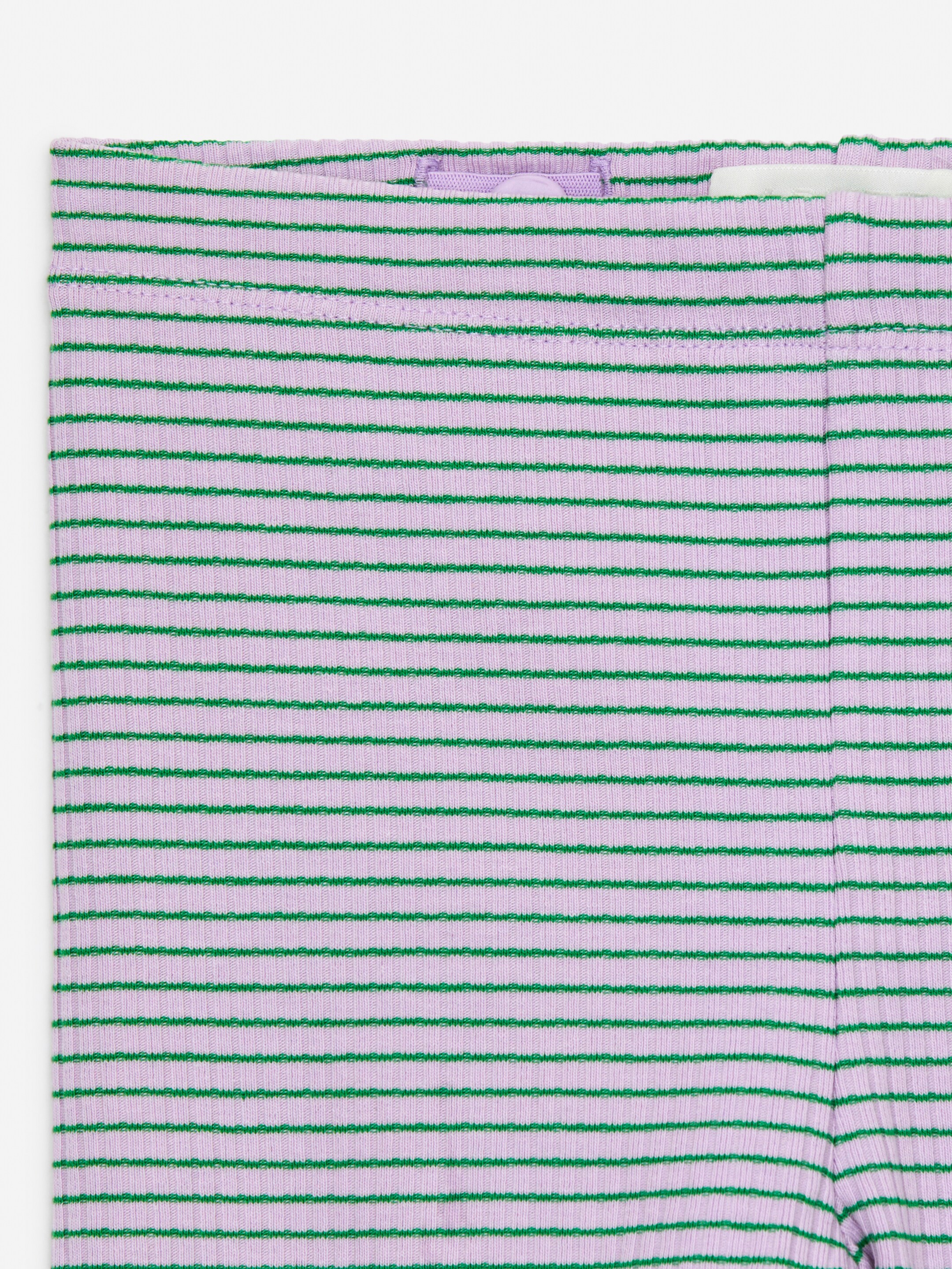 Se større billede: Ribbede leggings - Syrenfarvet/grøn - BØRN | H&M DK 3