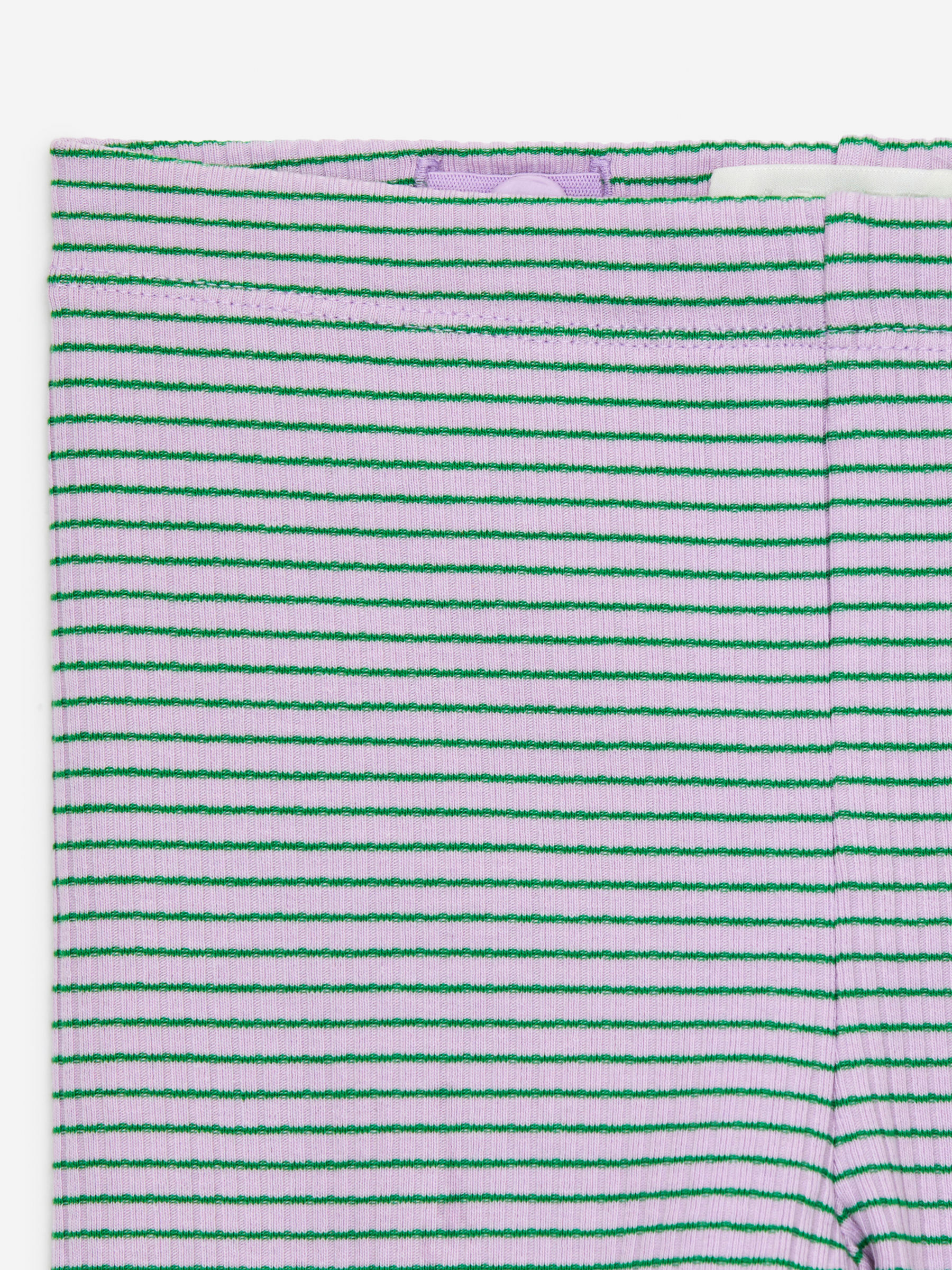 Gerippte Leggings - Flieder/Grün - Slim Fit - Kinder - StillMedia/DescriptiveDetail - 1