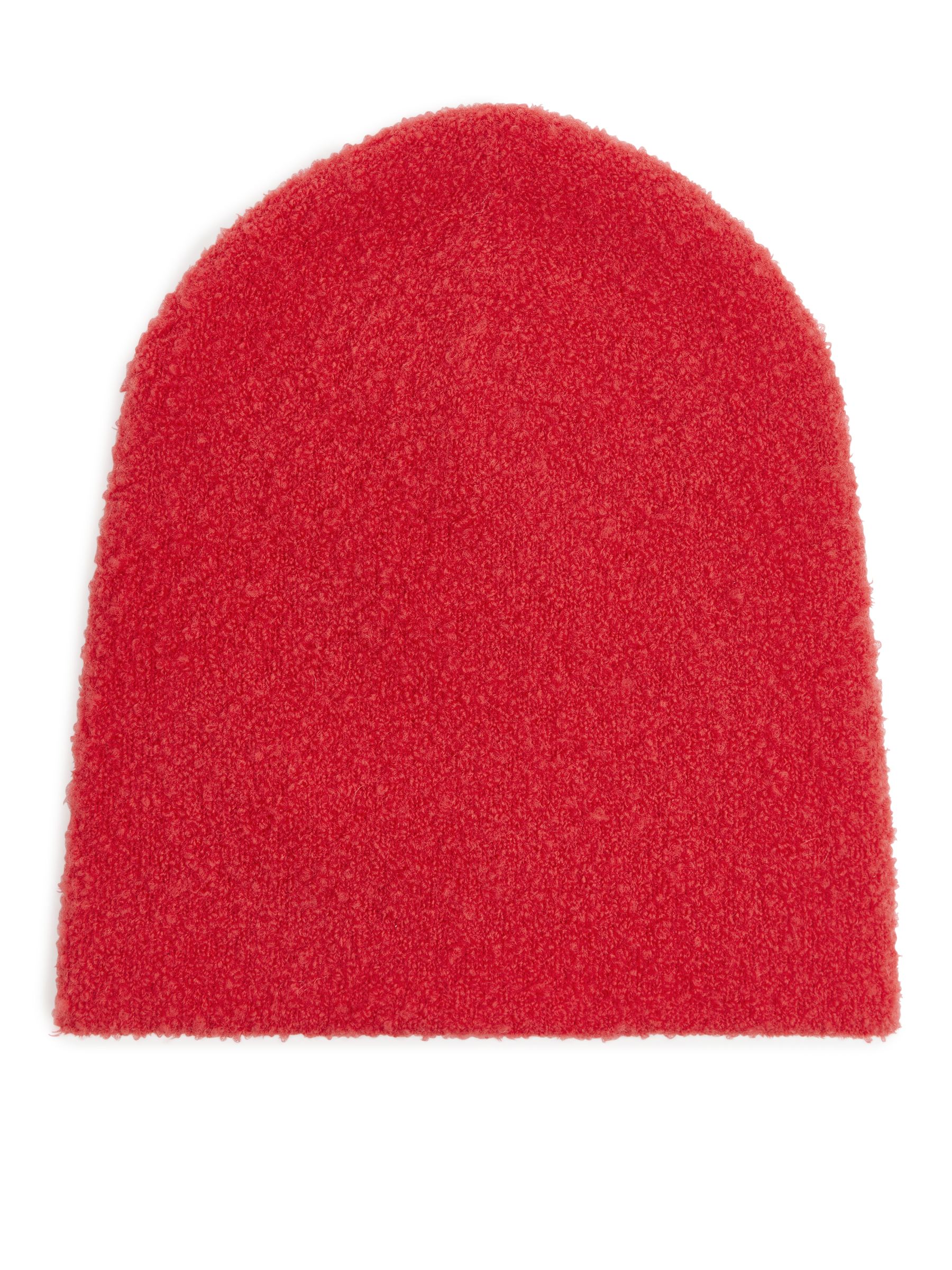 Bouclé-Beanie - Rot - Damen - StillMedia/DescriptiveStillLife - 1