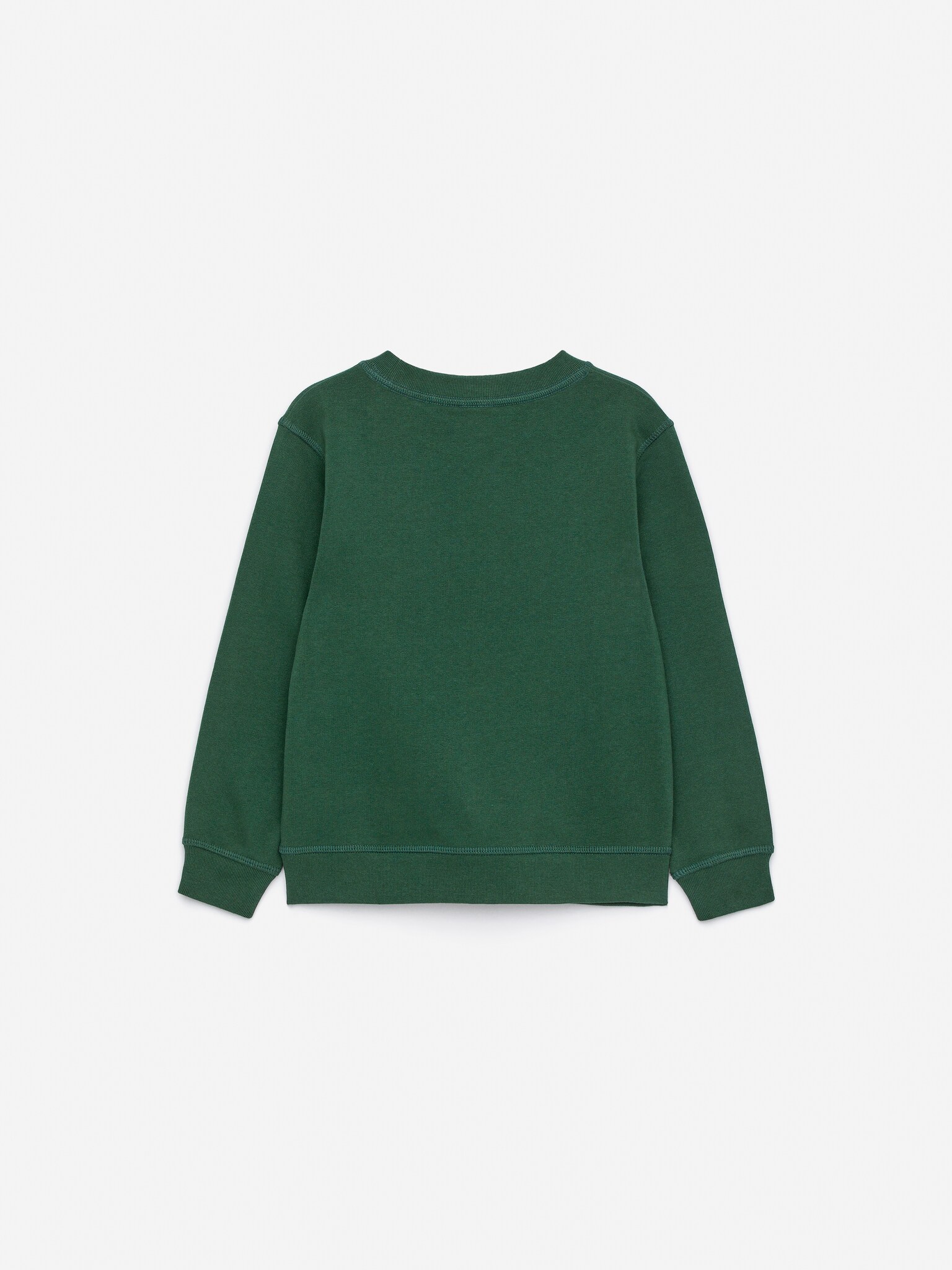 French Terry Sweatshirt - Dark Green/Berry/Orange/Sky Blue/Lilac Pink/Grey Melange/Dark Blue - 3
