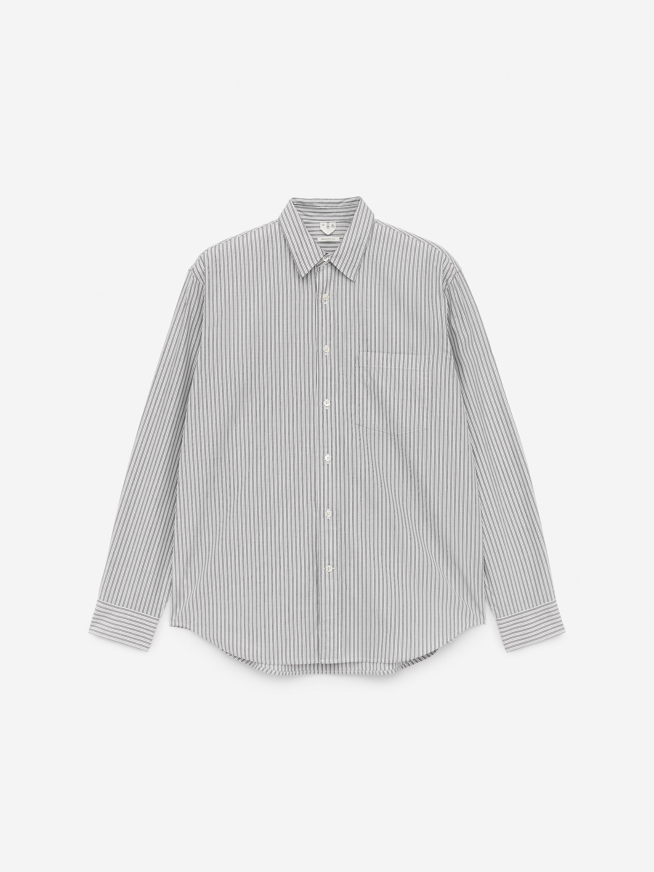 Visa större bild: Lös bomullsskjorta - Vit - HERR | H&M FI 1