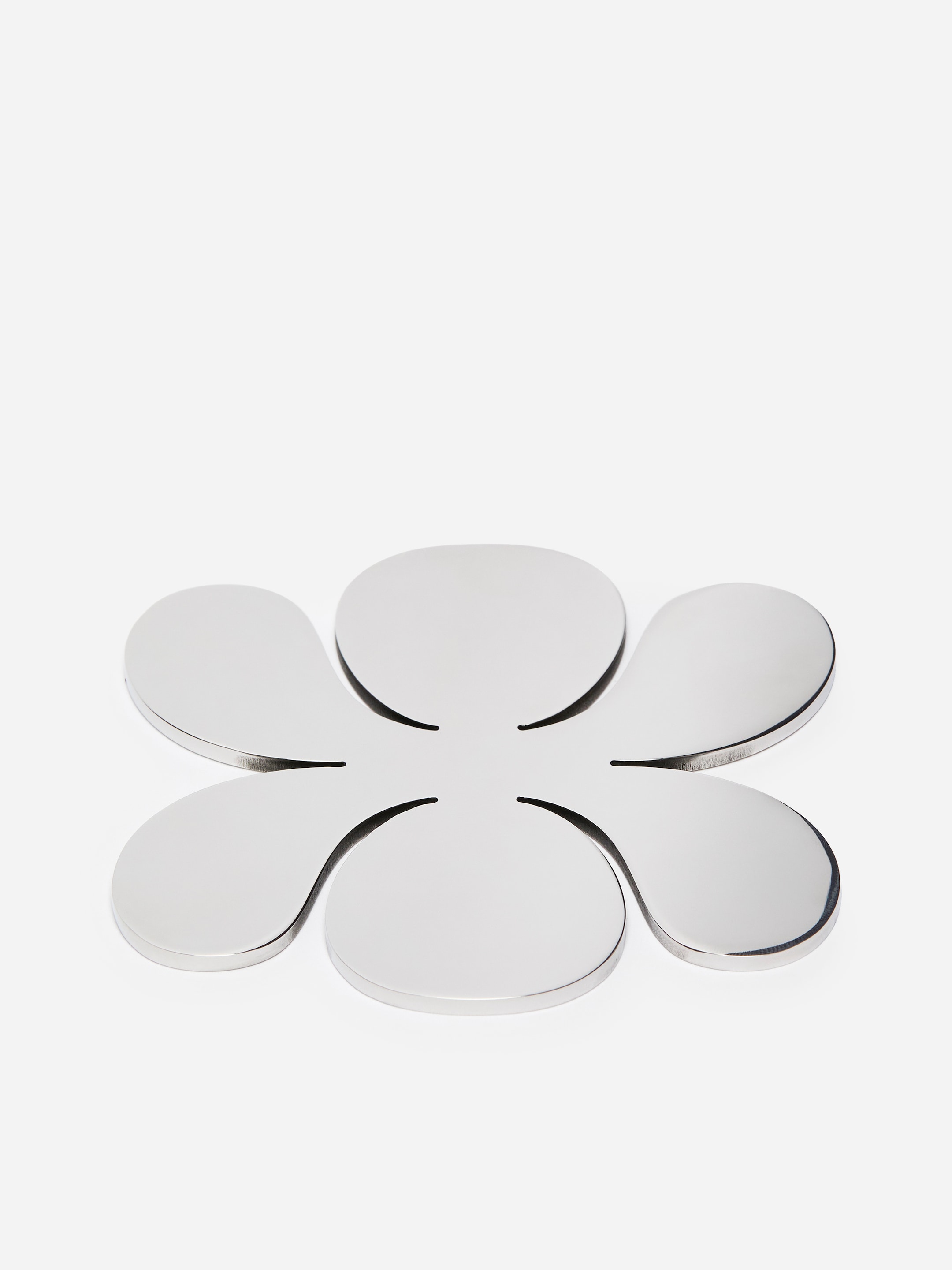 Dessous de verre en inox-Silver-coloured-21148