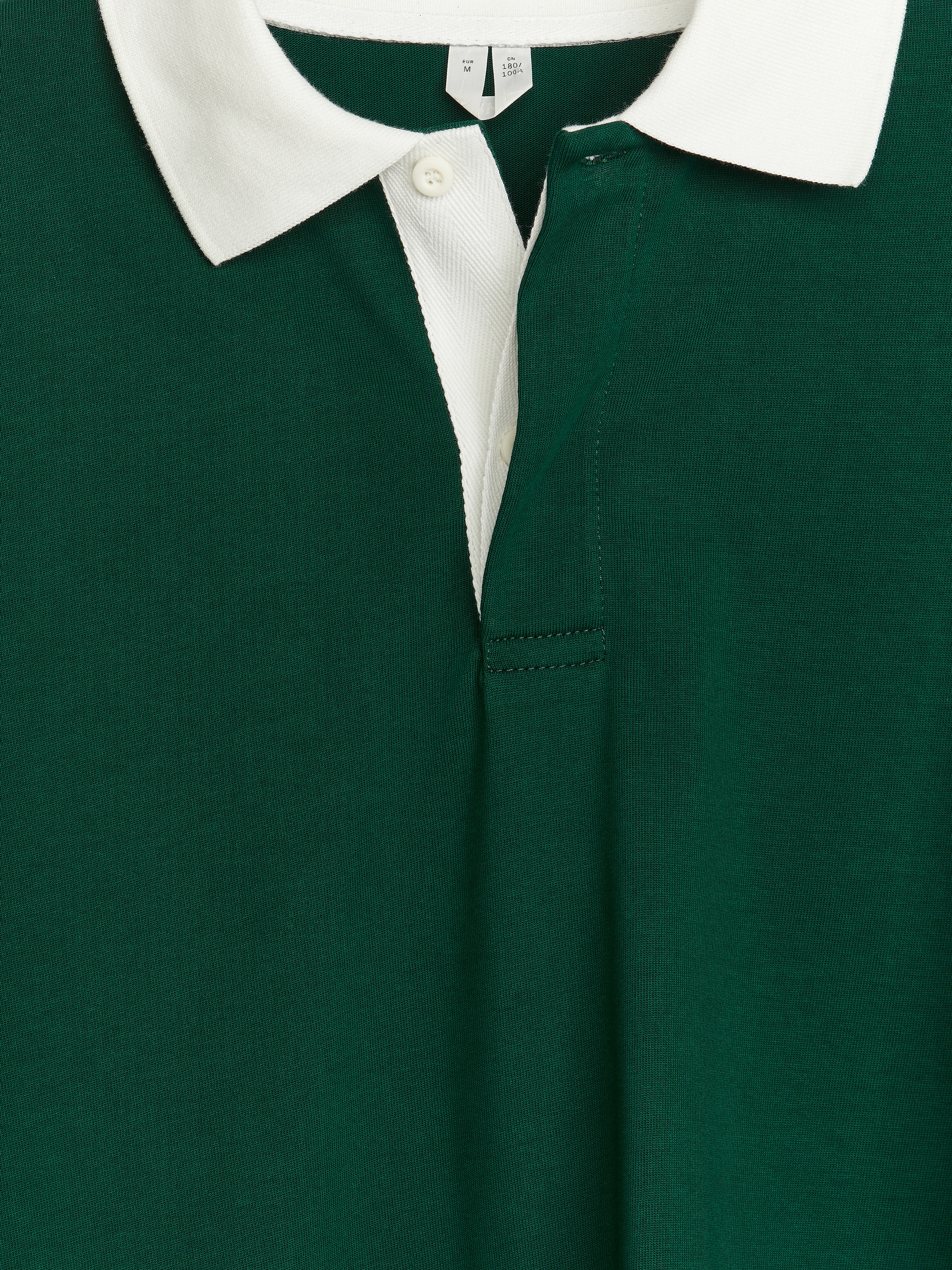 Rugbyshirt - Dunkelgrün/Cremeweiß - Relaxed Fit - Herren - StillMedia/DescriptiveDetail - 1