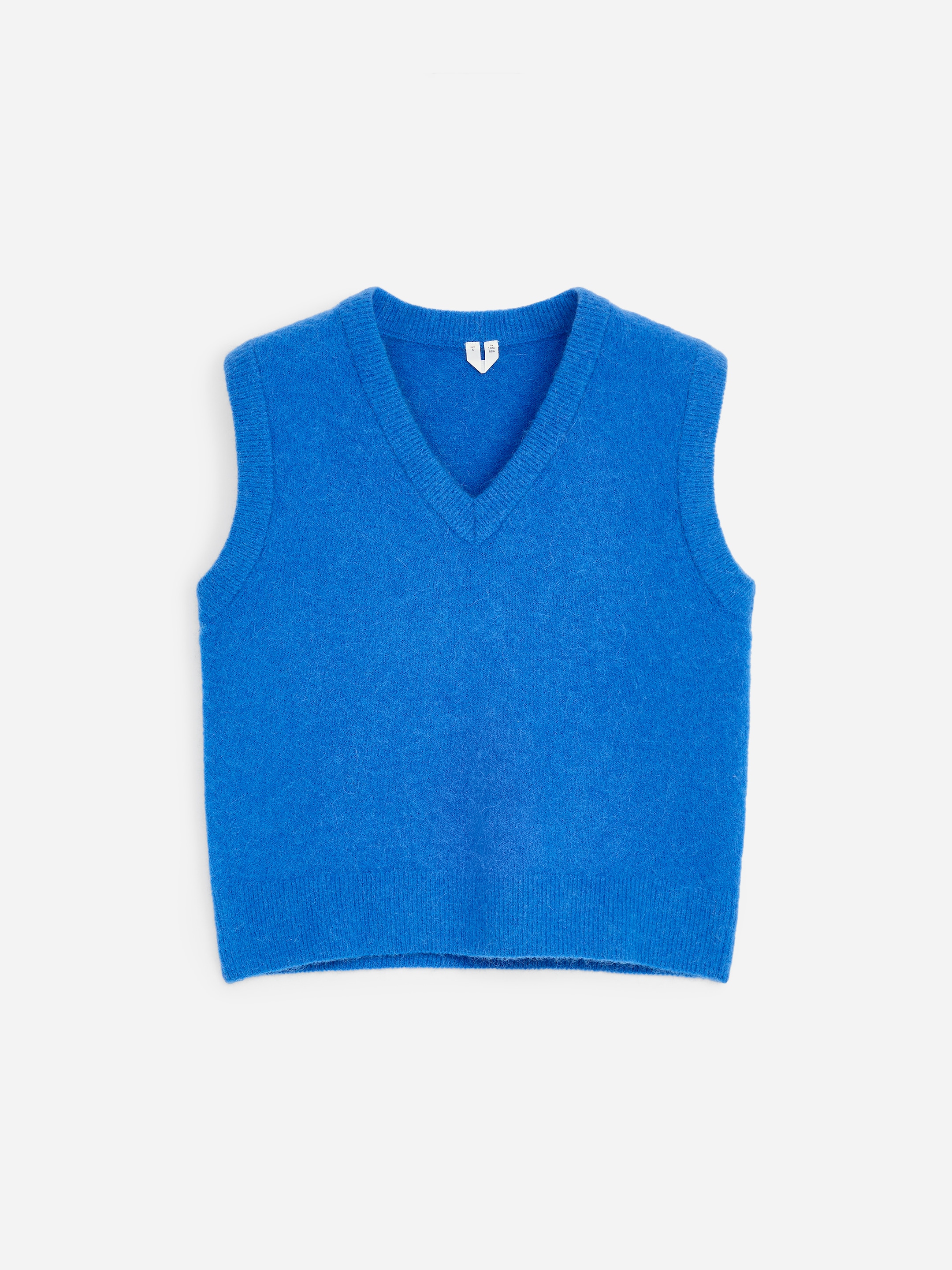 Alpaca-Wool Blend Vest - Blue - Regular fit - women - StillMedia/DescriptiveStillLife - 1
