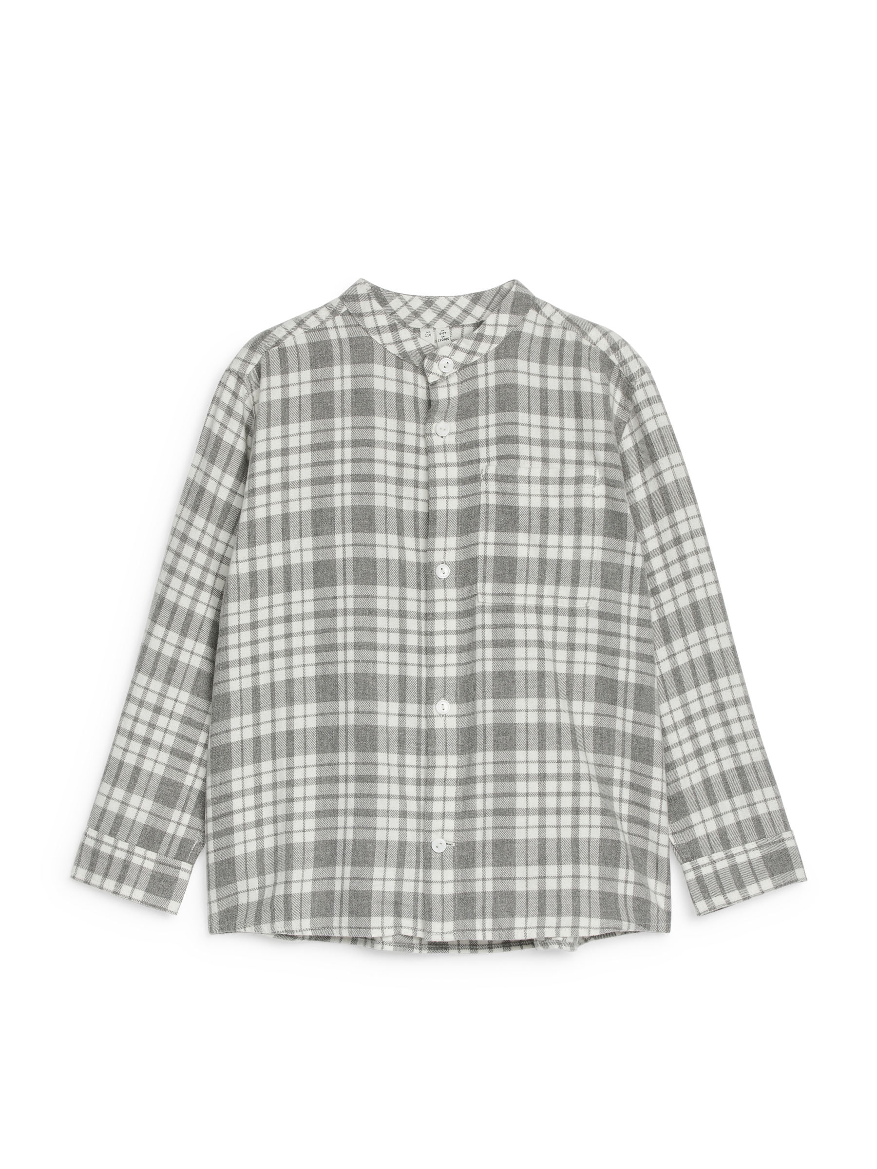 Flannel Shirt-Grey-13493