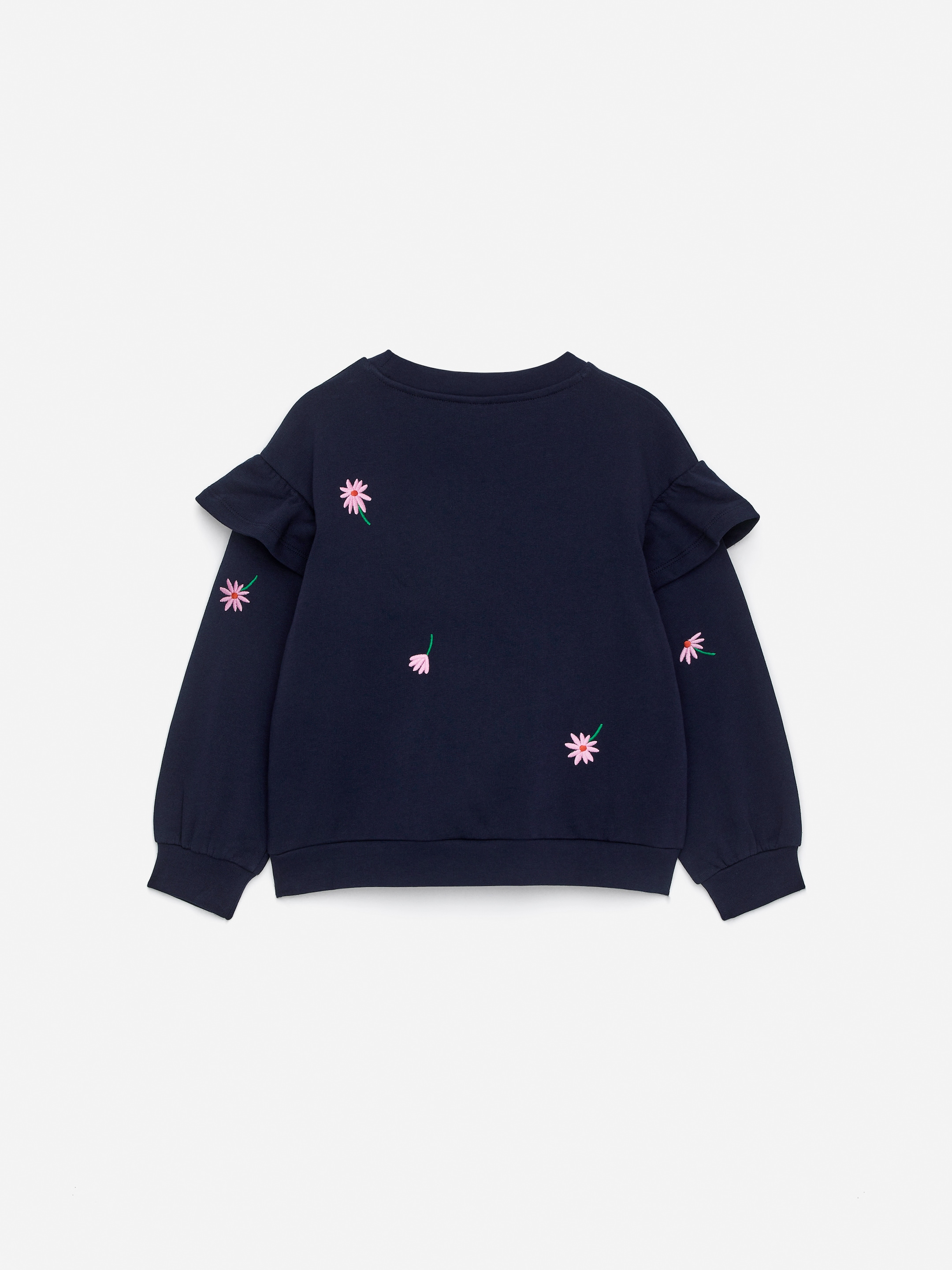 Agrandir l'image: Sweat à volants - Bleu foncé/Rose - ENFANT | H&M CH 2