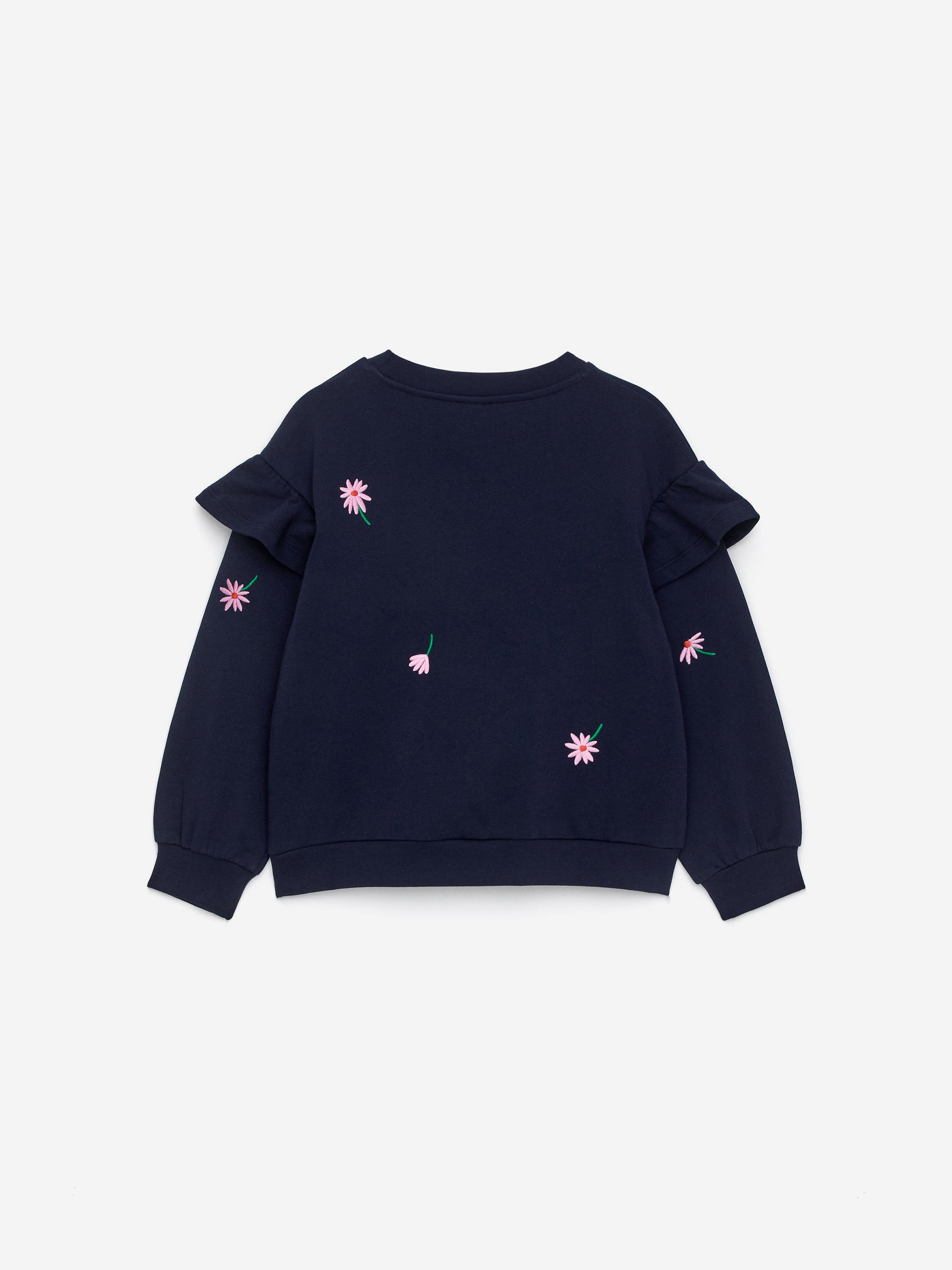 Frill Sweatshirt - Dark Blue/Pink - Loose fit - Children - StillMedia/DescriptiveStillLife - 3