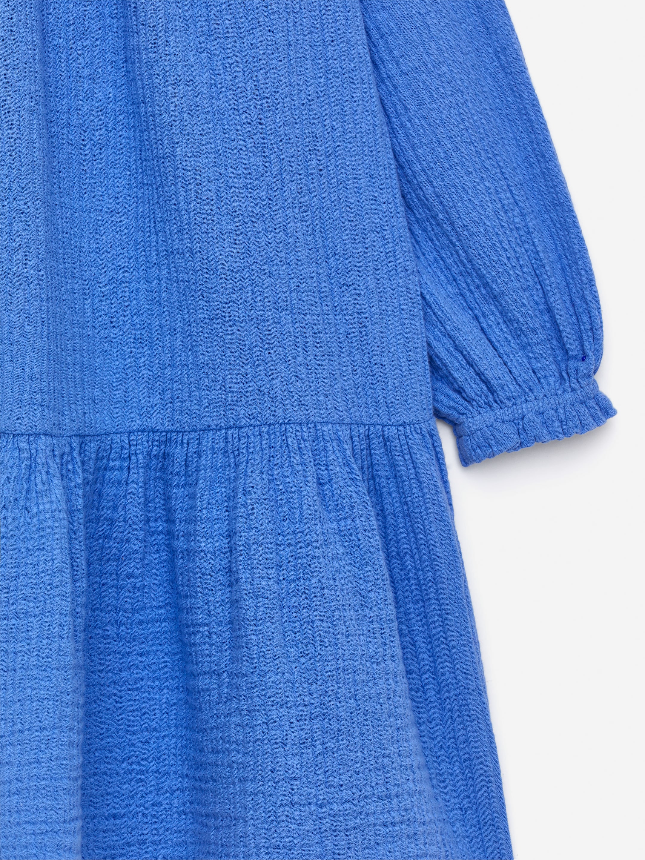 Klänning i muslin - Blå - Loose fit - Children - StillMedia/DescriptiveDetail - 3
