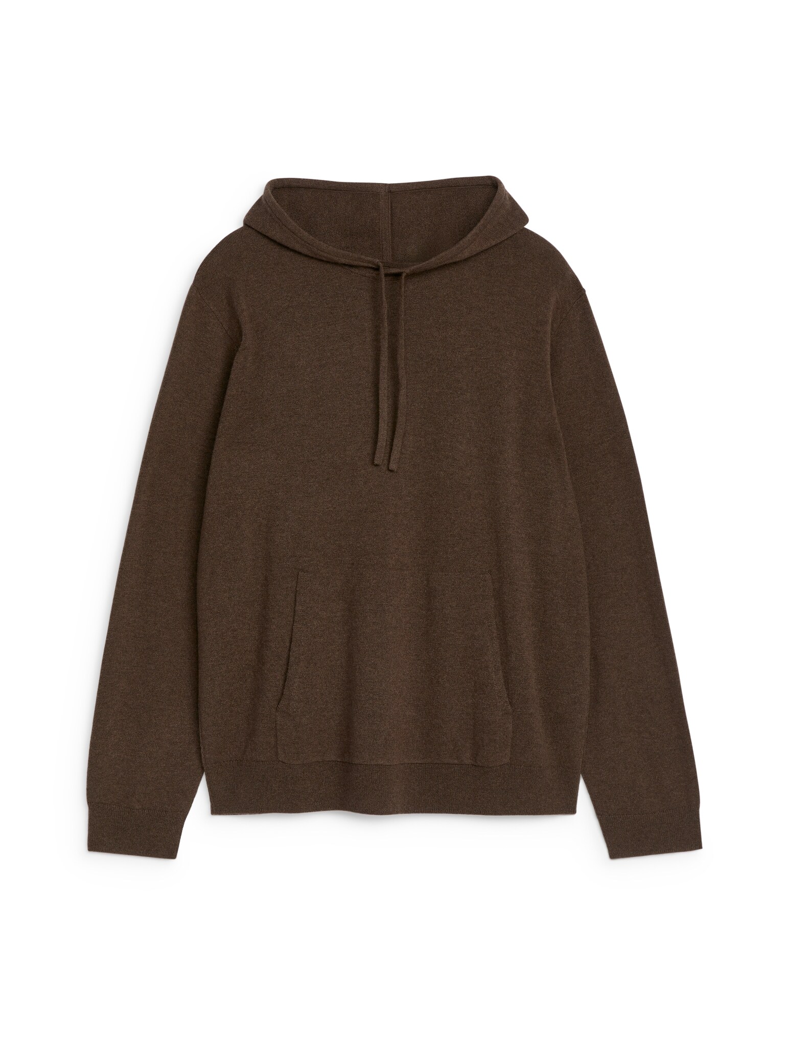 Wool-Cashmere Hoodie - Dark Mole