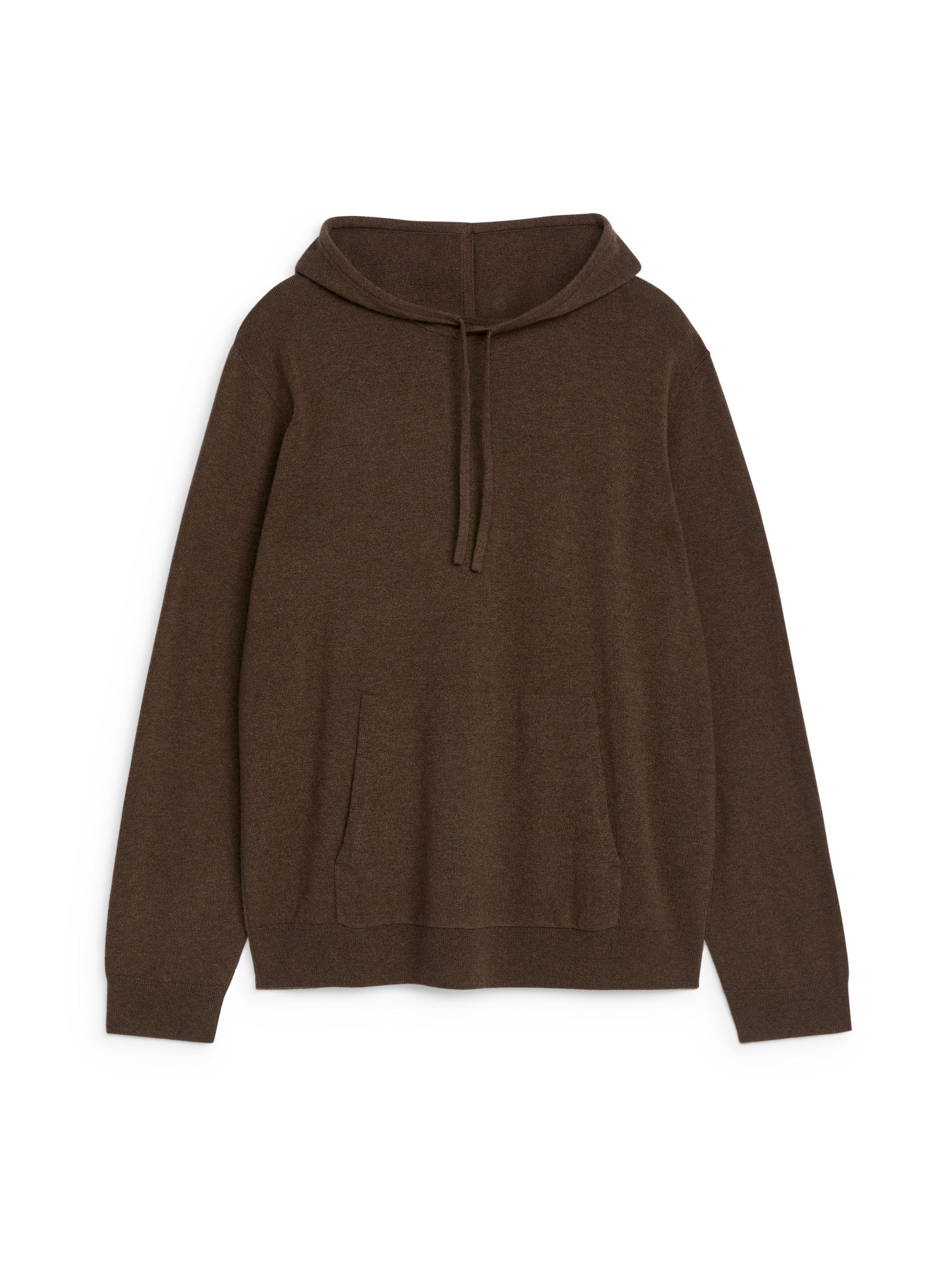 Hoodie i ull och kashmir - Mörk mullvadsgrå - Relaxed fit - Men - StillMedia/DescriptiveStillLife - 1