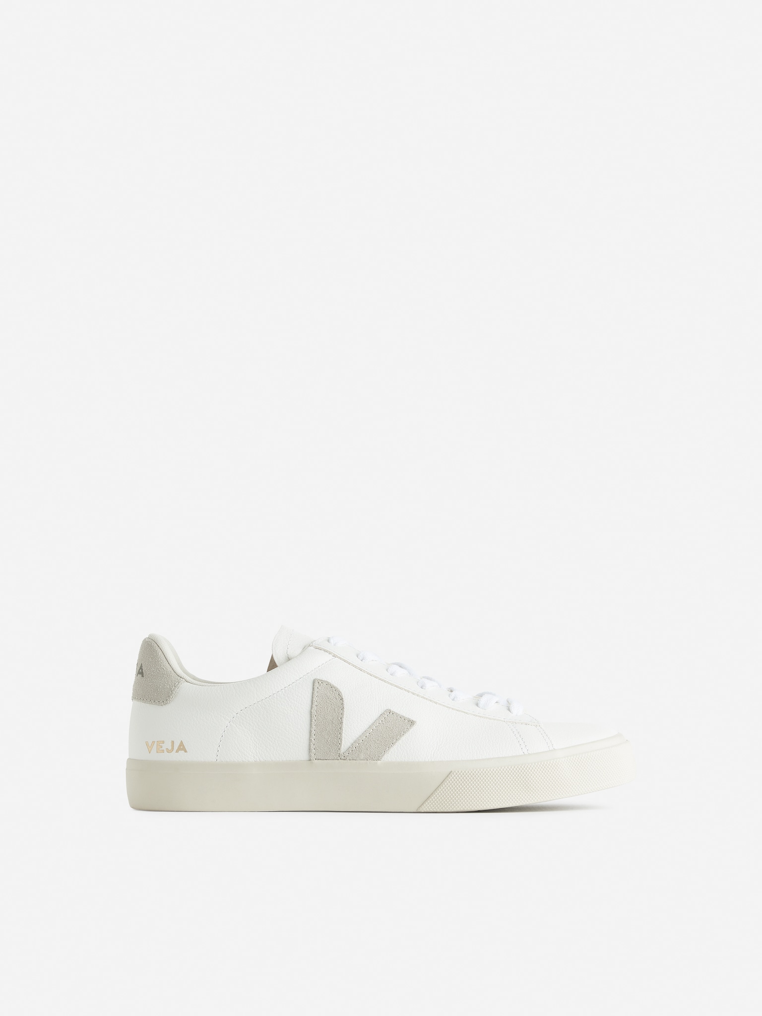 Veja Campo Trainers - White/Beige