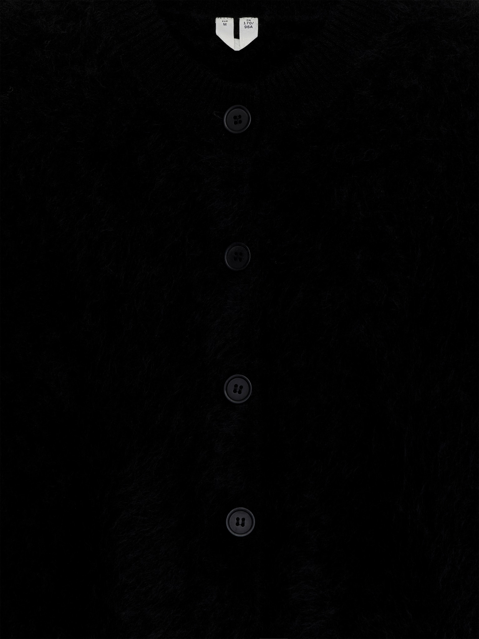 Cardigan en pur cachemire brossé - Noir - 2