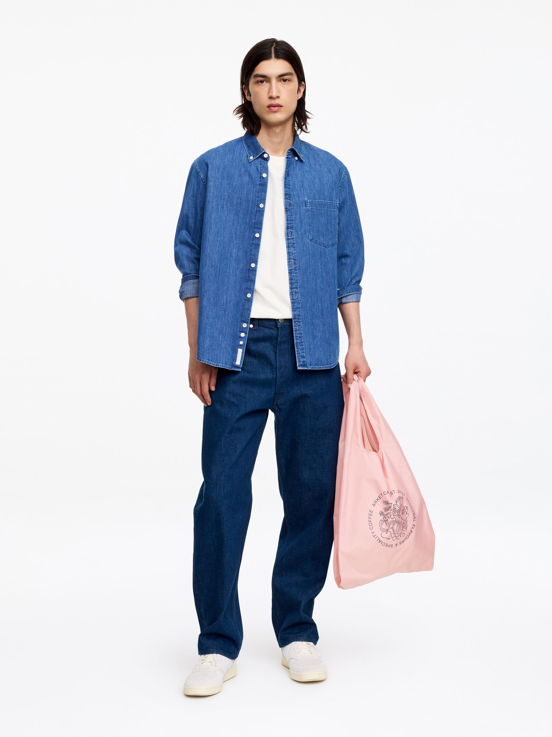 ARKET CAFÉ Packable Tote-#D6B8B9-19597