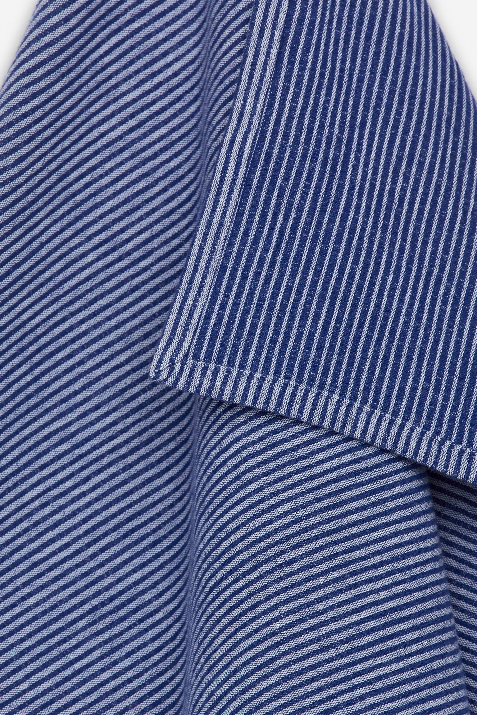 Torchon en coton - Bleu/Gris/Rayures/Blanc cassé - 3