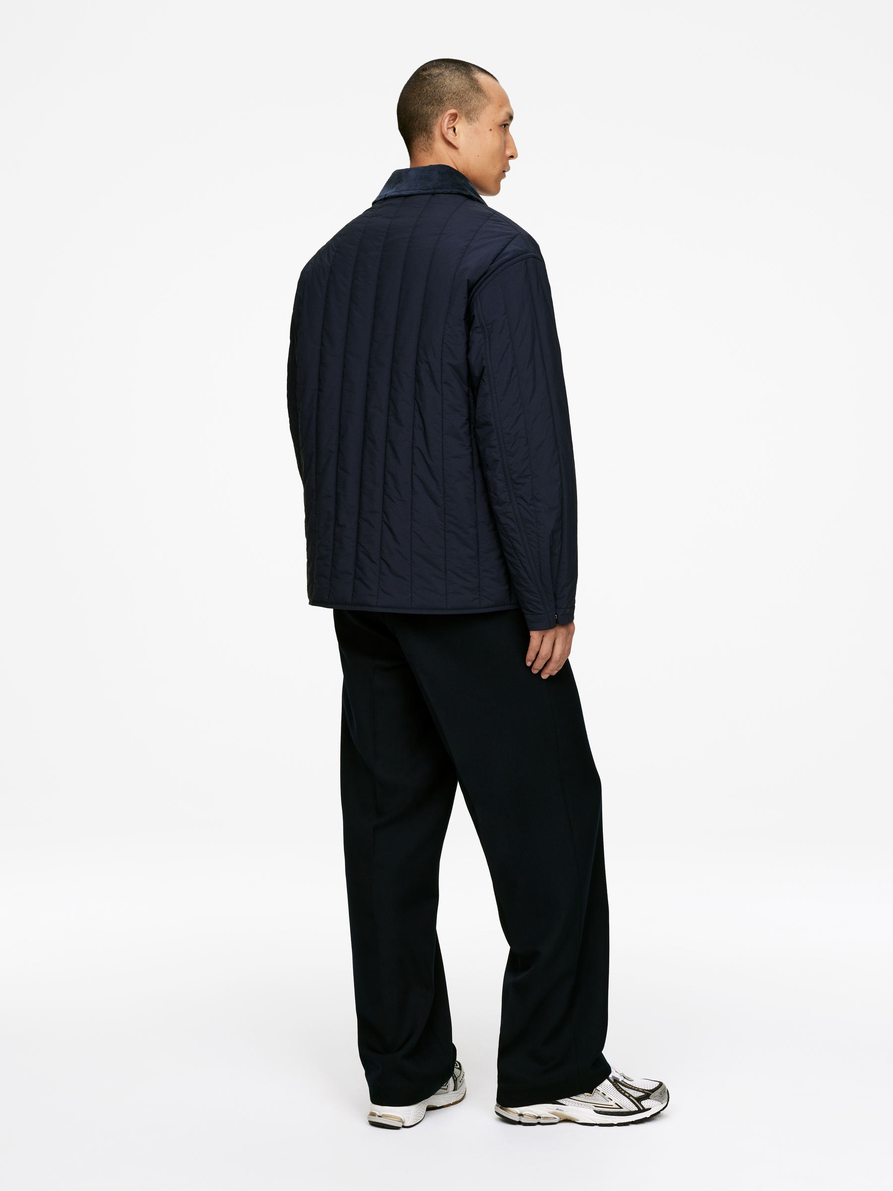 Quilted Jacket - Dark Blue - Regular fit - Men - StillMedia/Lookbook - 12