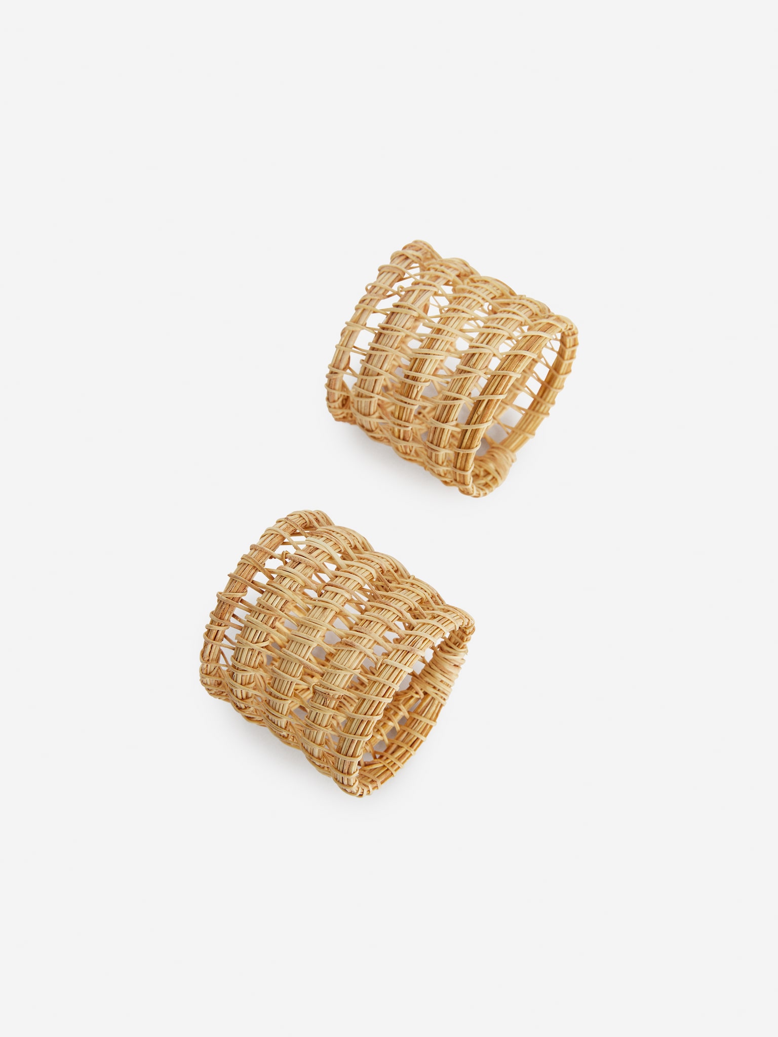 Servettringar, 2-pack - Beige