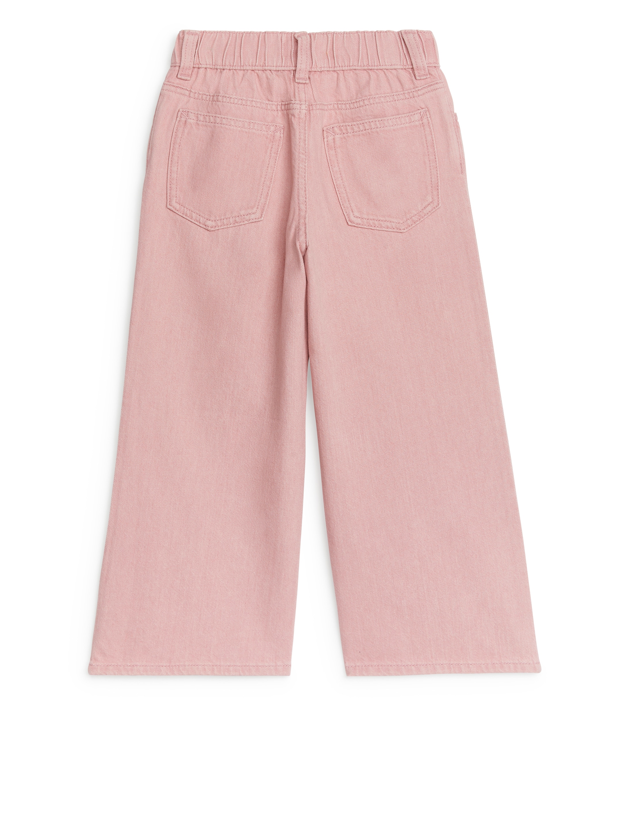 Pantalon large en jean - Rose poudré - Relaxed fit - Enfant - StillMedia/DescriptiveStillLife - 1