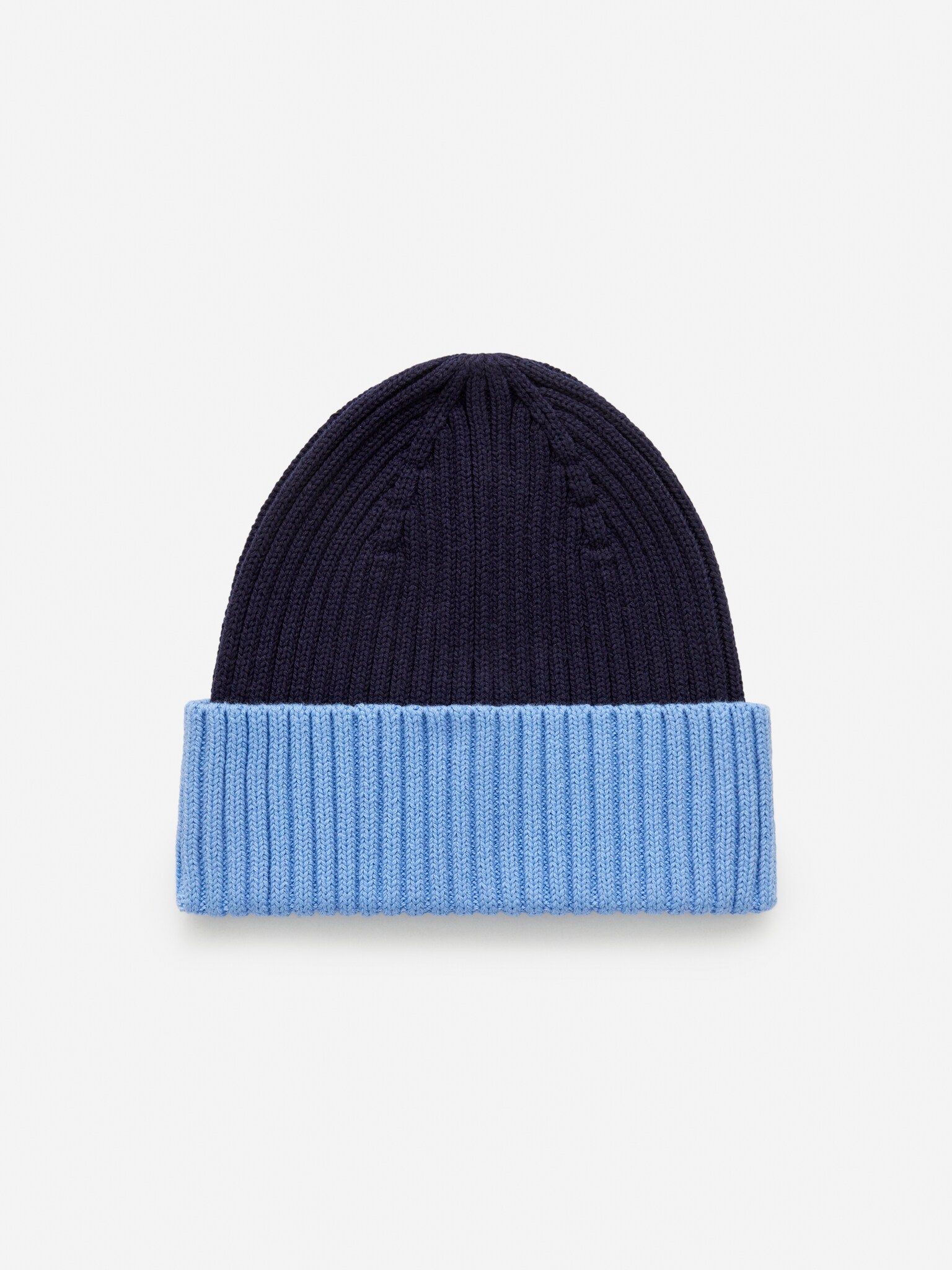 Rib Knit Beanie - Blue/Dark Blue/Dark Green/Blue/Black/Orange/Dark Blue/Lilac/Bright Red/Beige/Red/Lilac