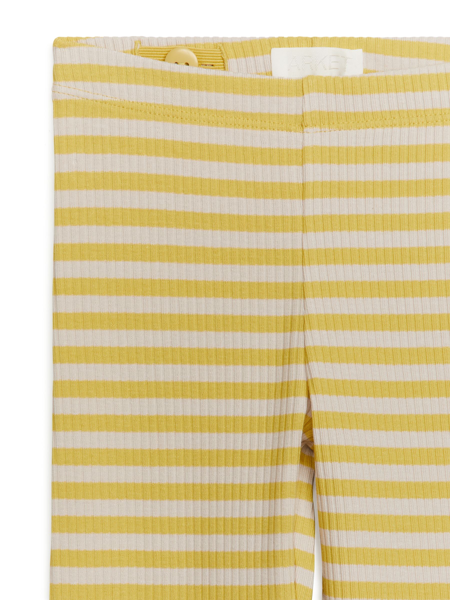 Gerippte Jersey-Leggings - Gelb/gestreift - Regular Fit - Kinder - StillMedia/DescriptiveDetail - 3